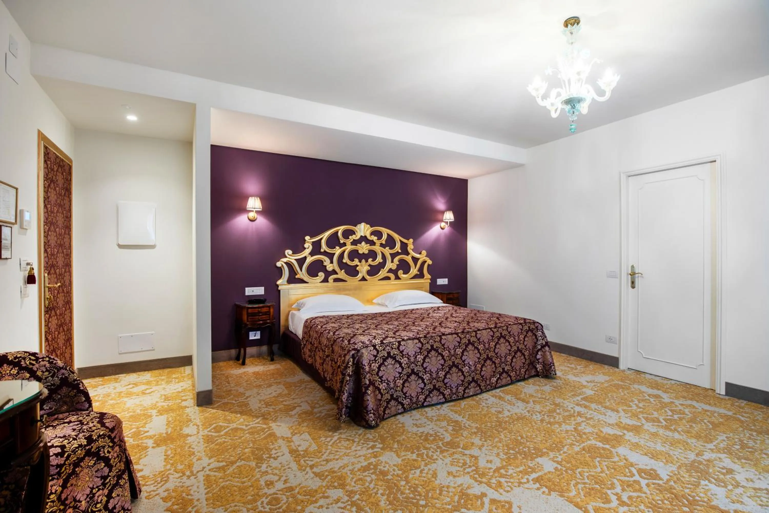 Bedroom, Bed in Hotel Giorgione