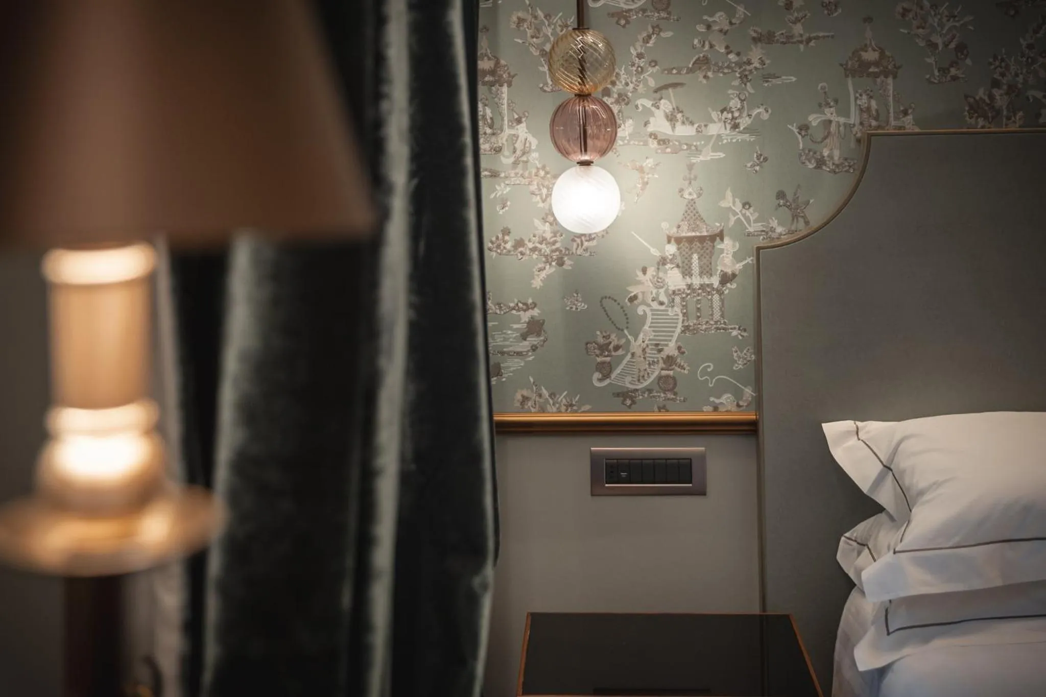 Bed in Hotel Giorgione