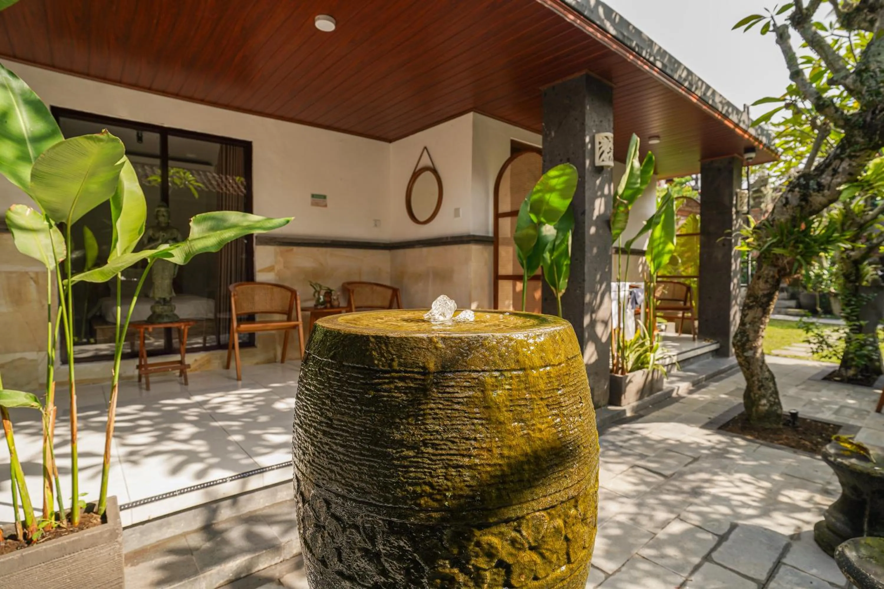 Garden view in Made Arsa Homestay