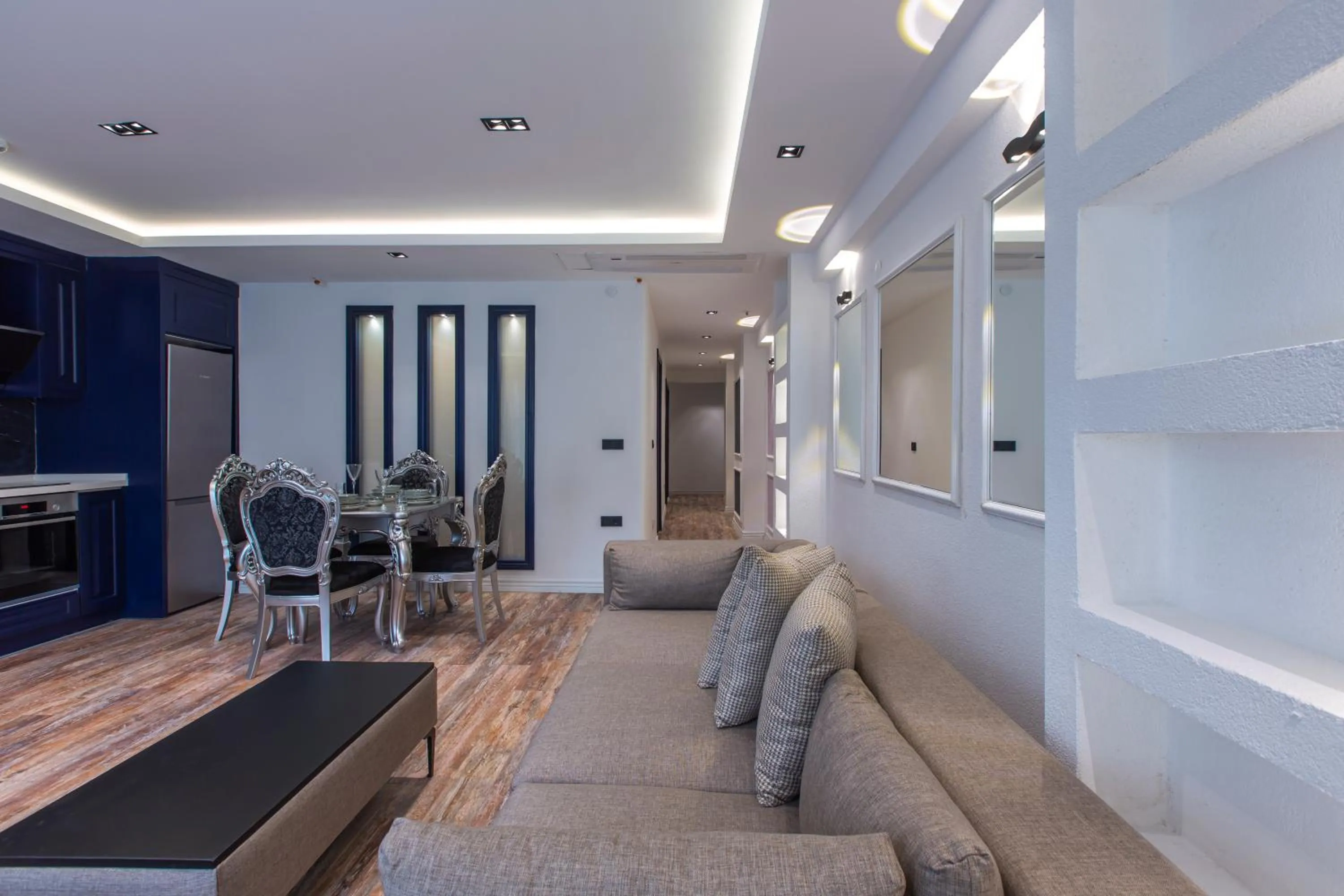 Seating area in Angel Residence