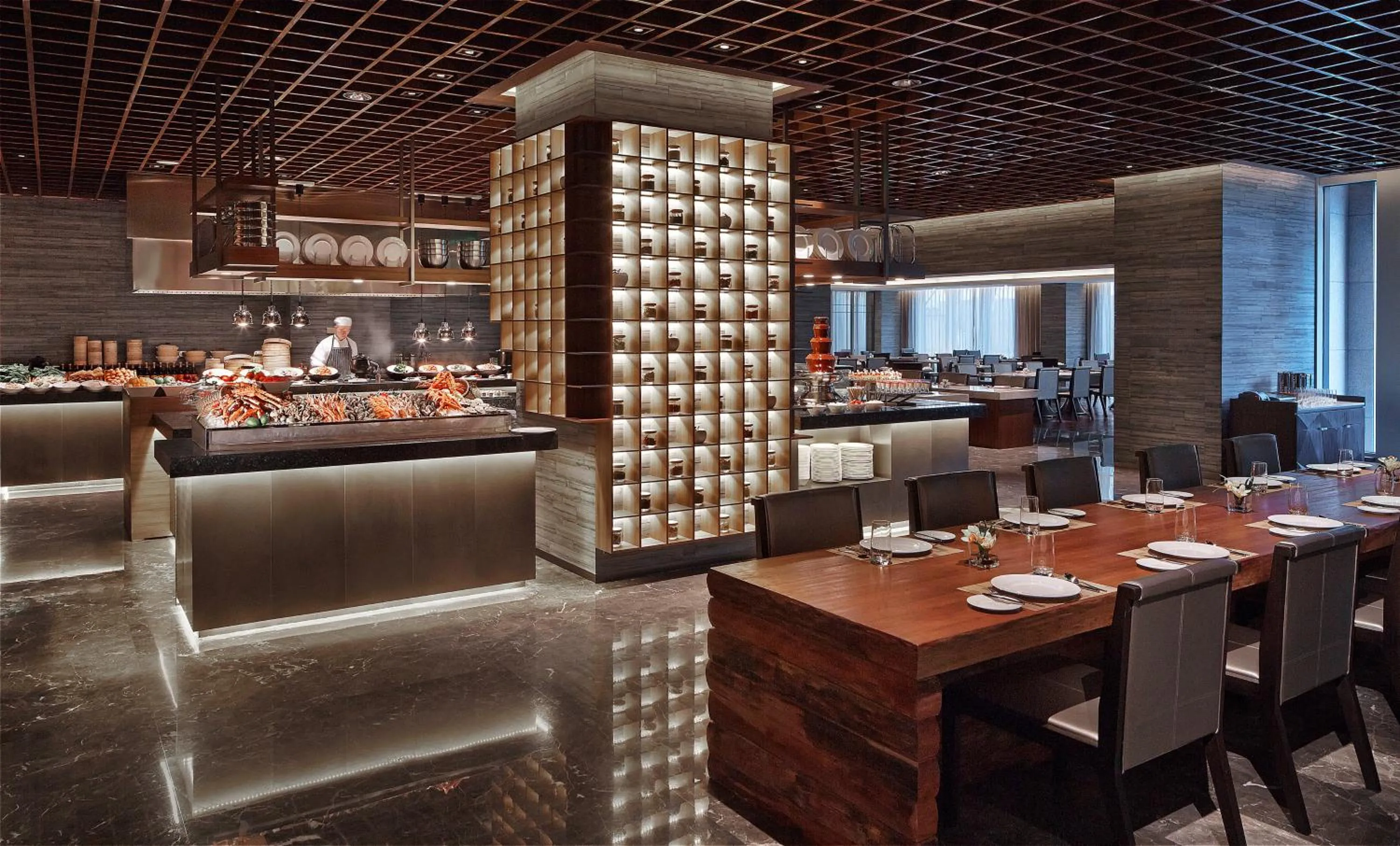 Breakfast in Shanghai Marriott Hotel Parkview