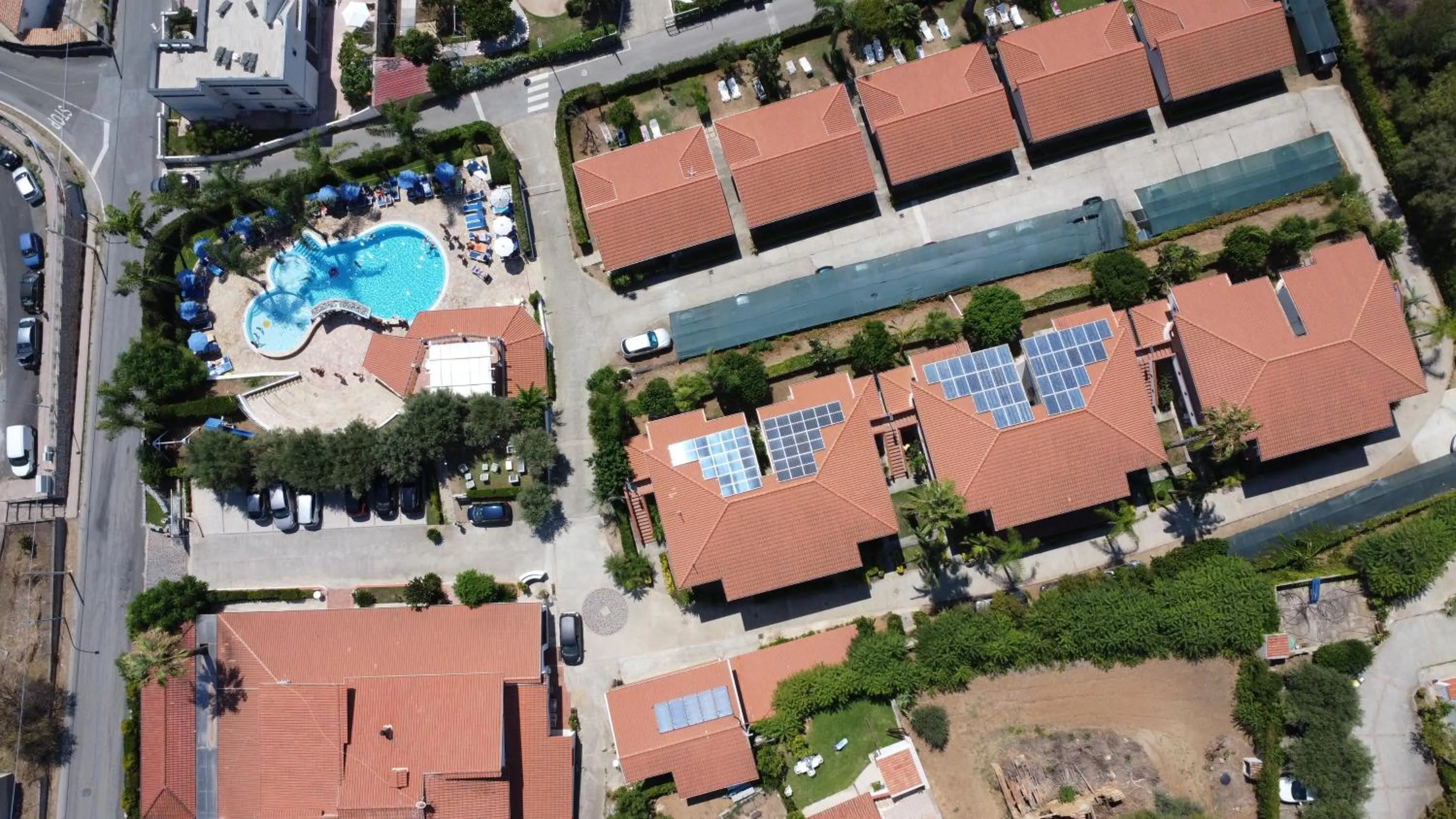 Bird's eye view in Residence Hotel La Taverna