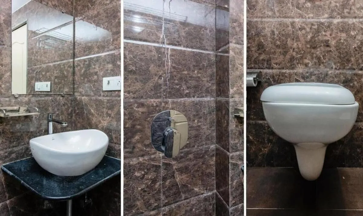 Bathroom in Hotel Volga Plaza