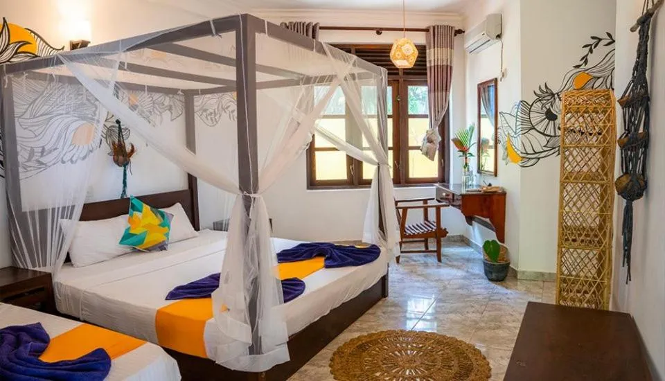 Bed in Dickwella Beach