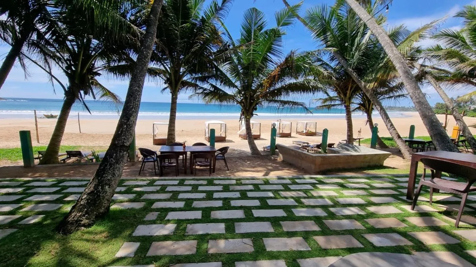 Natural landscape in Dickwella Beach