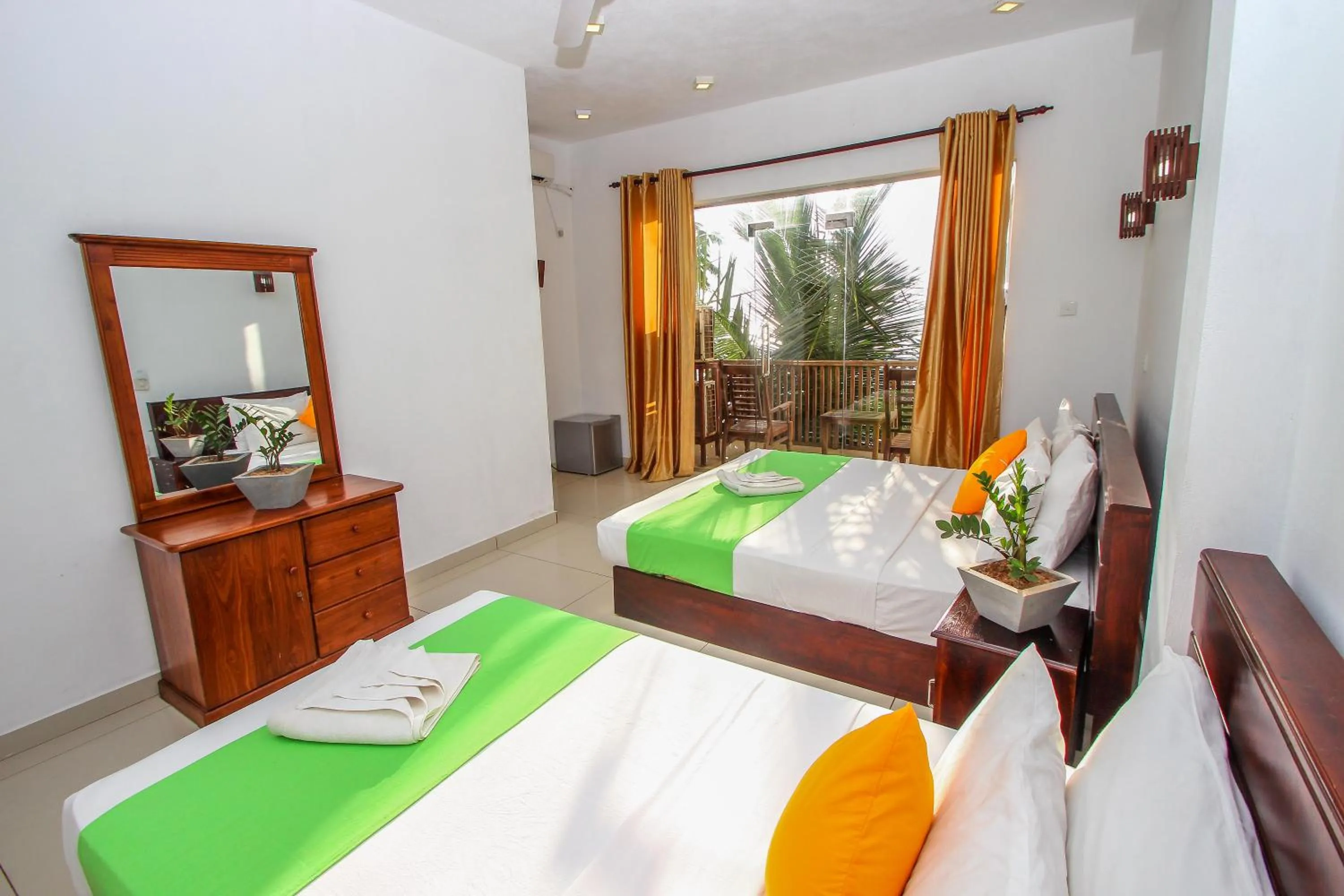 Bed in Dickwella Beach