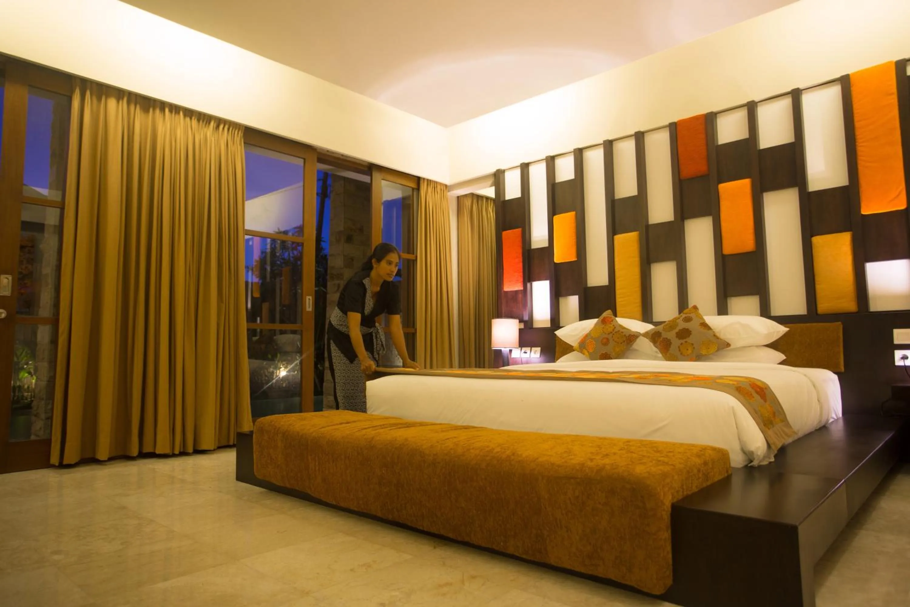 Staff in Villa Kumuda by Nakula