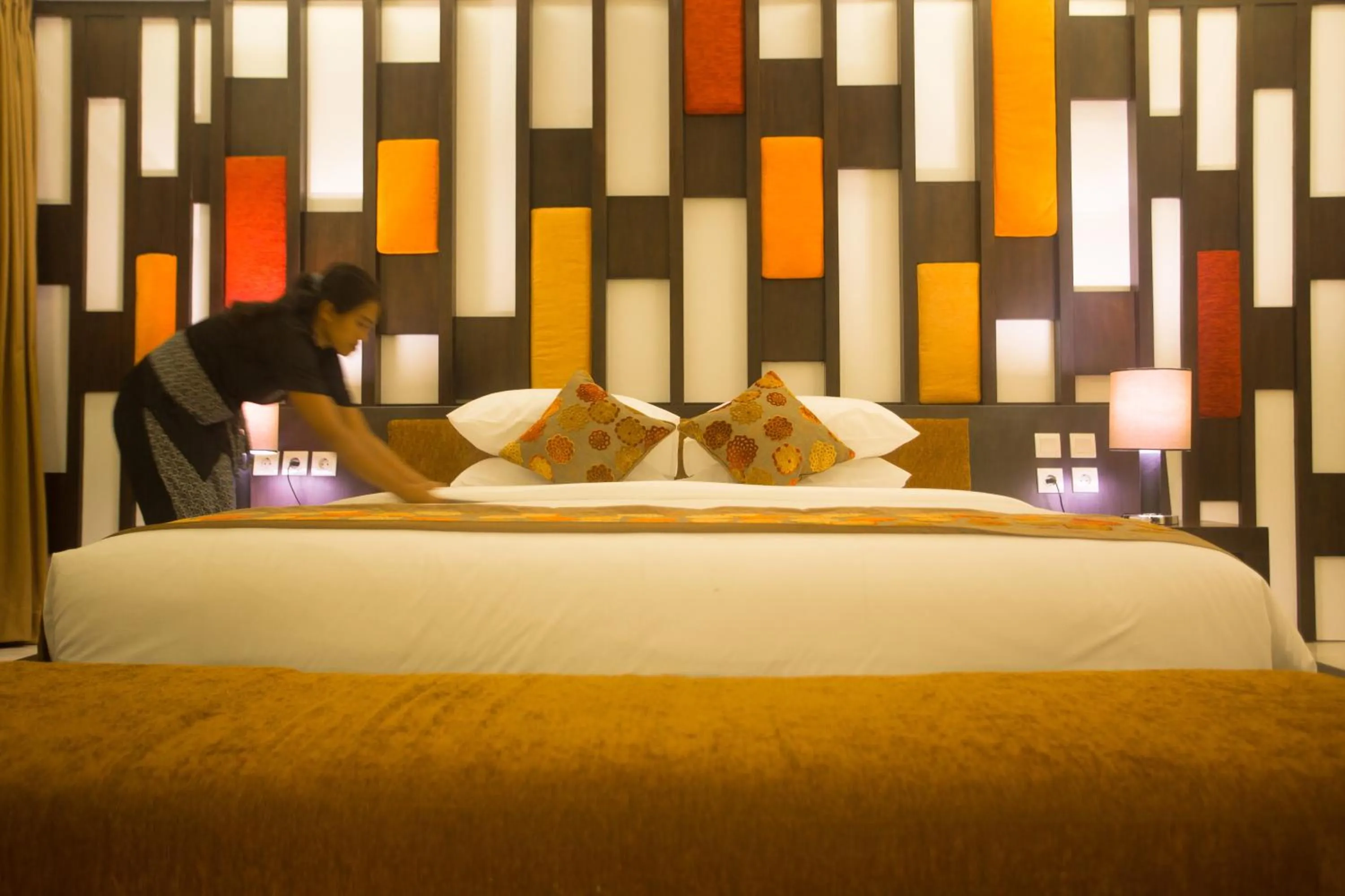 Staff in Villa Kumuda by Nakula