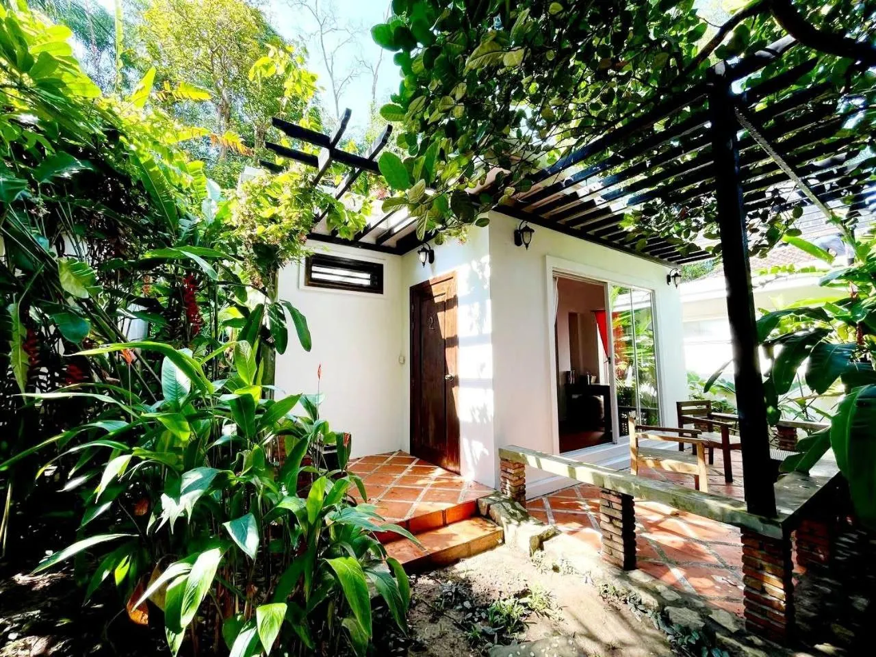 Garden view in Sabbay Kep