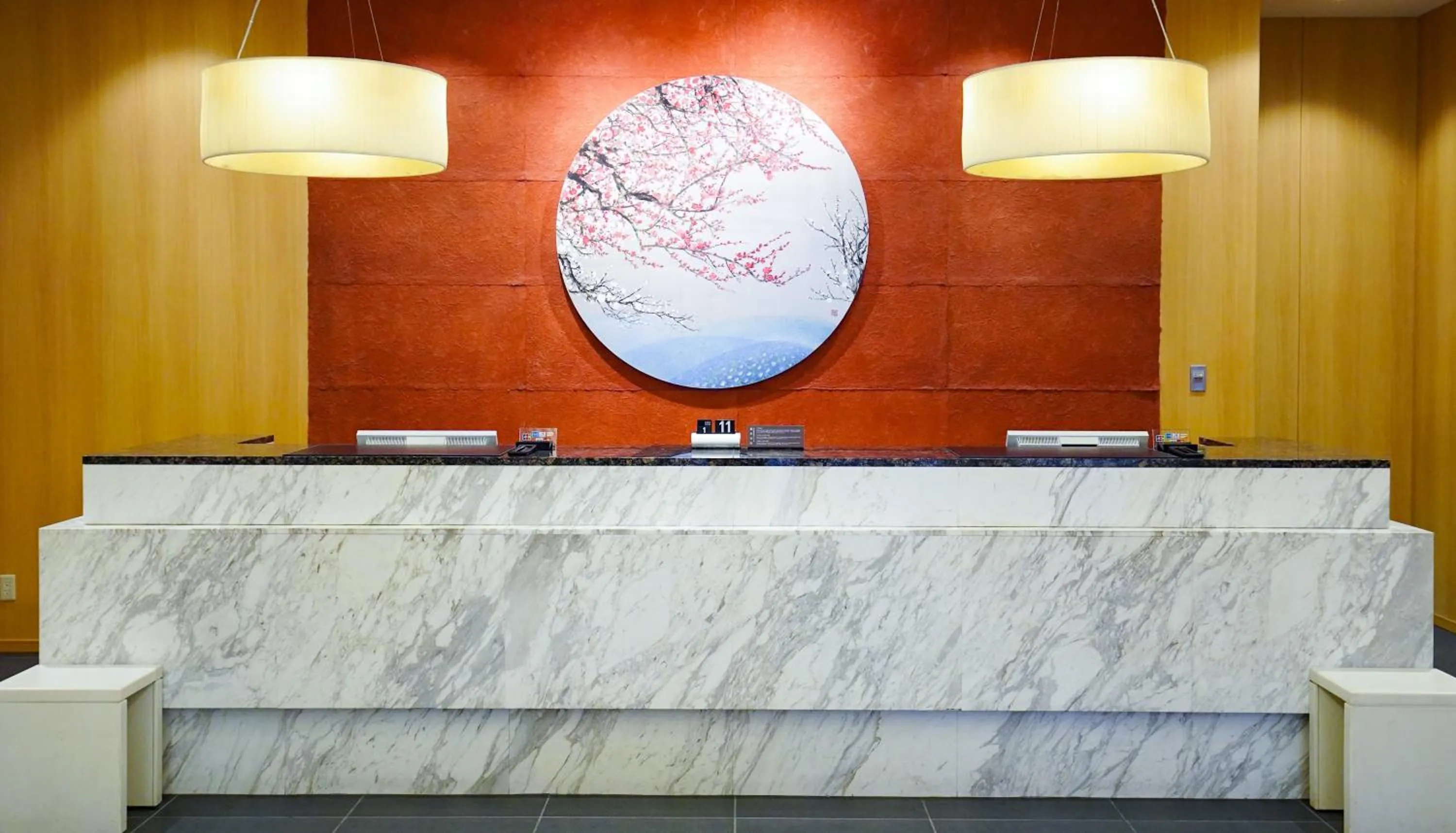 Lobby or reception in Hotel The West Hills Mito