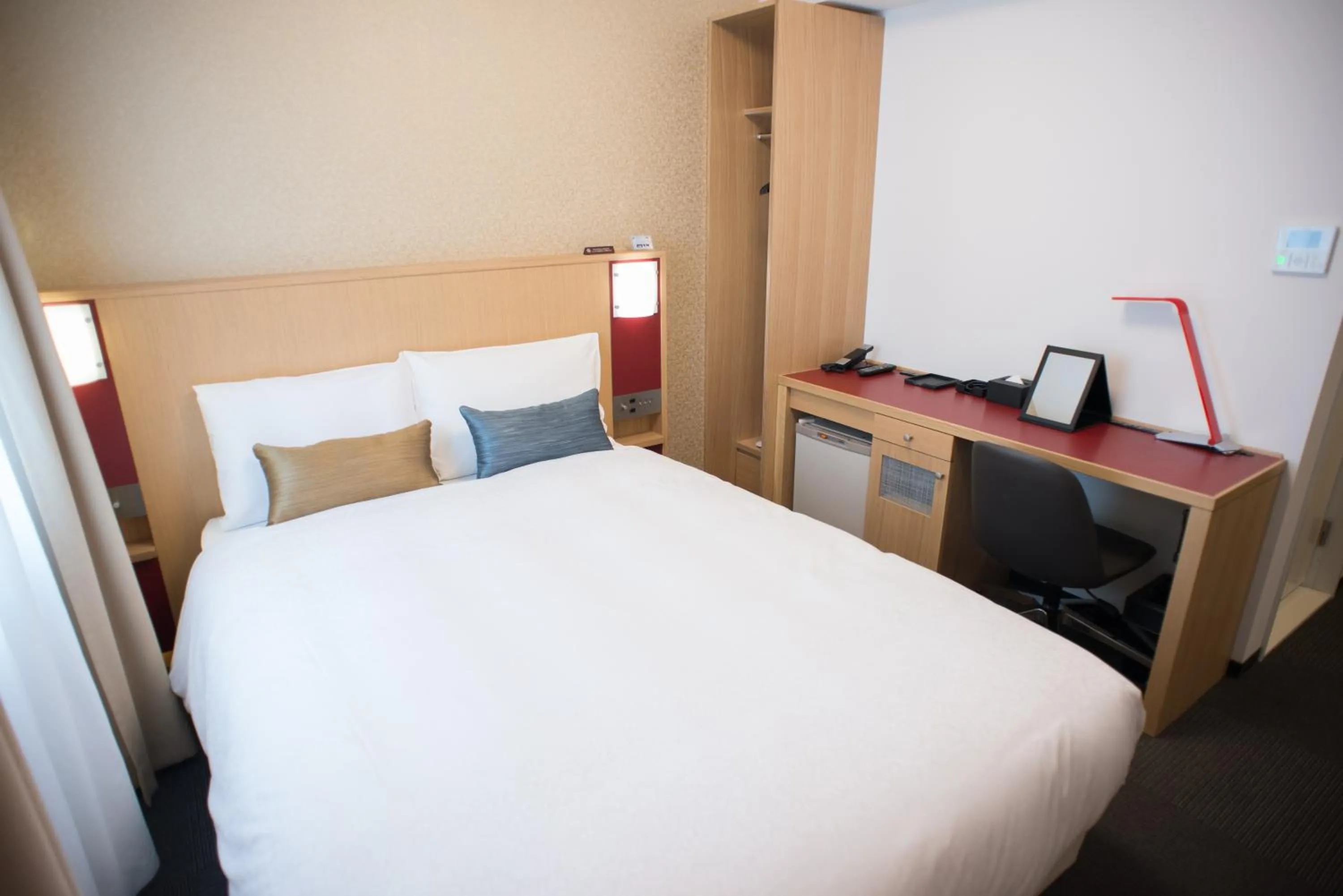 Bed in Hotel The West Hills Mito