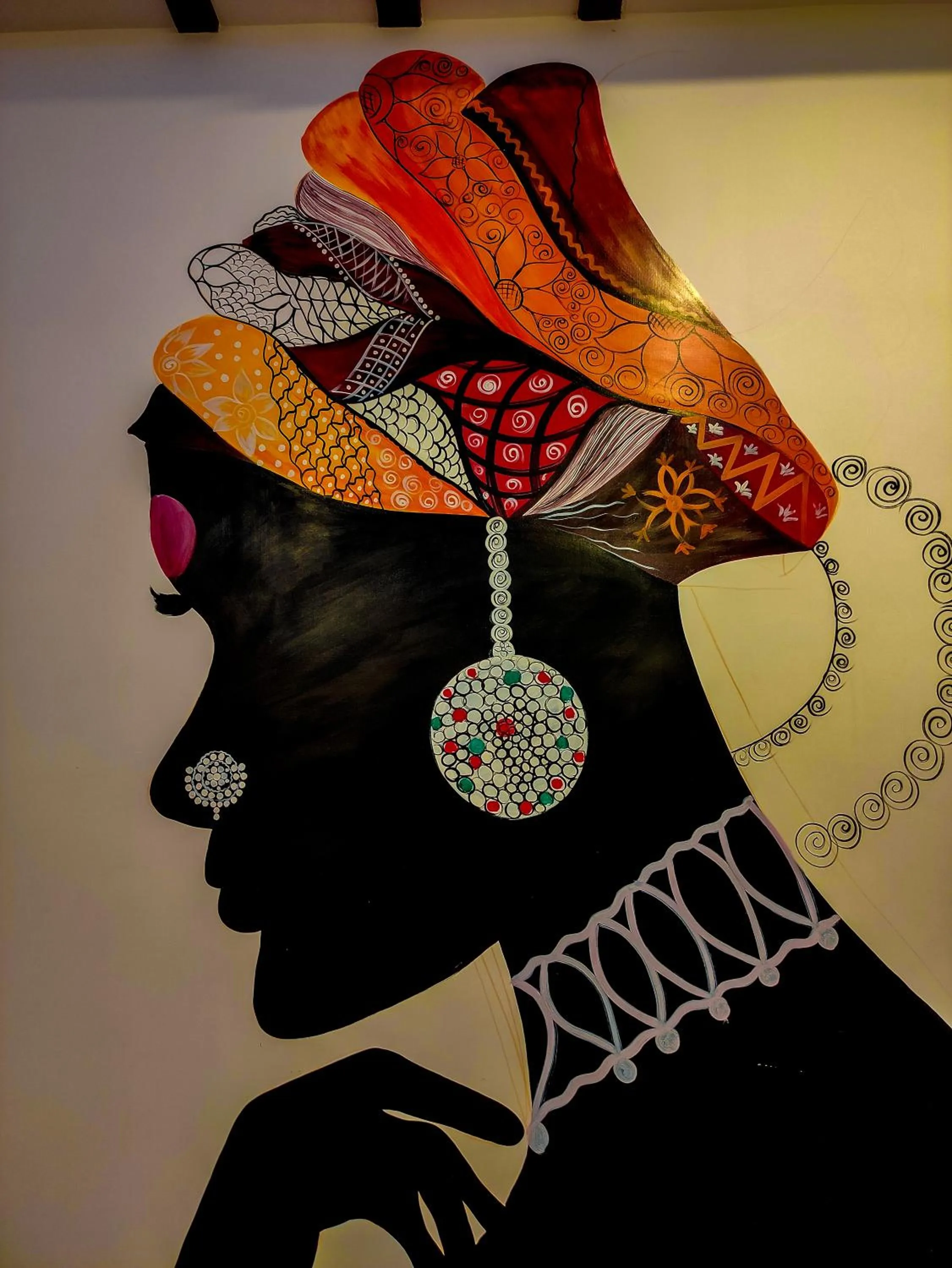 Decorative detail in Hotel Lake Bridge