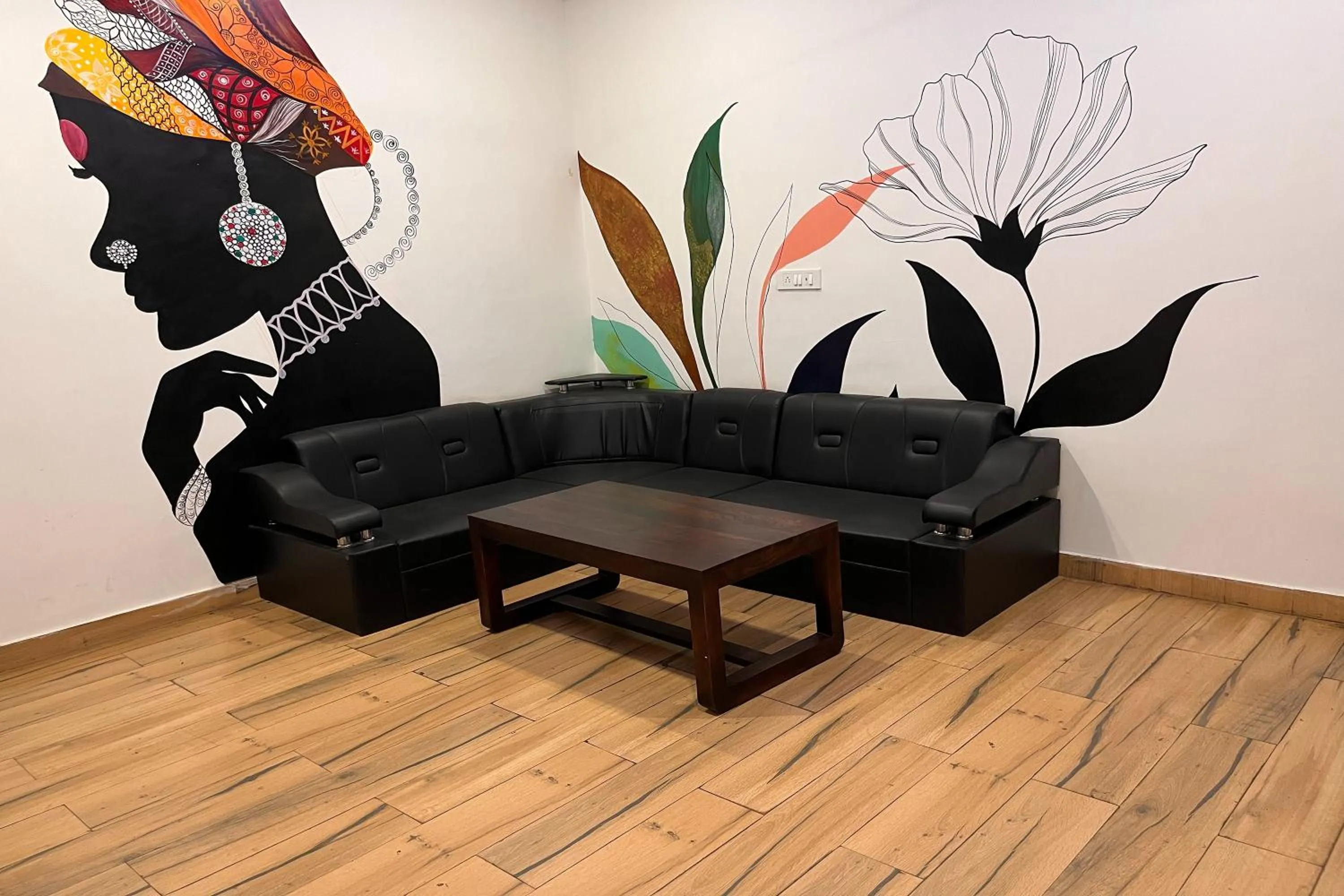 Seating area in Hotel Lake Bridge