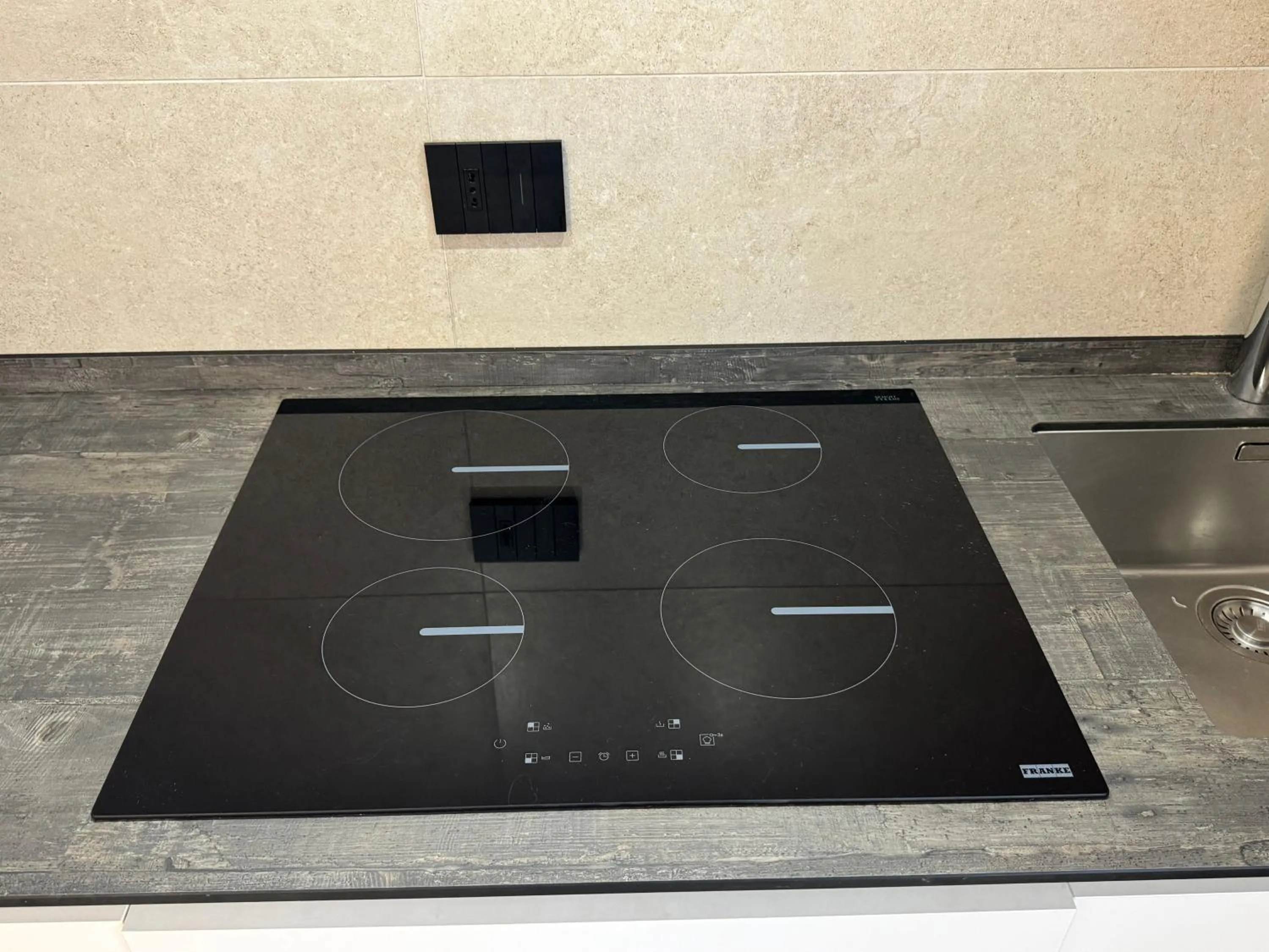 Kitchen or kitchenette in Corte Ongaro Hotel