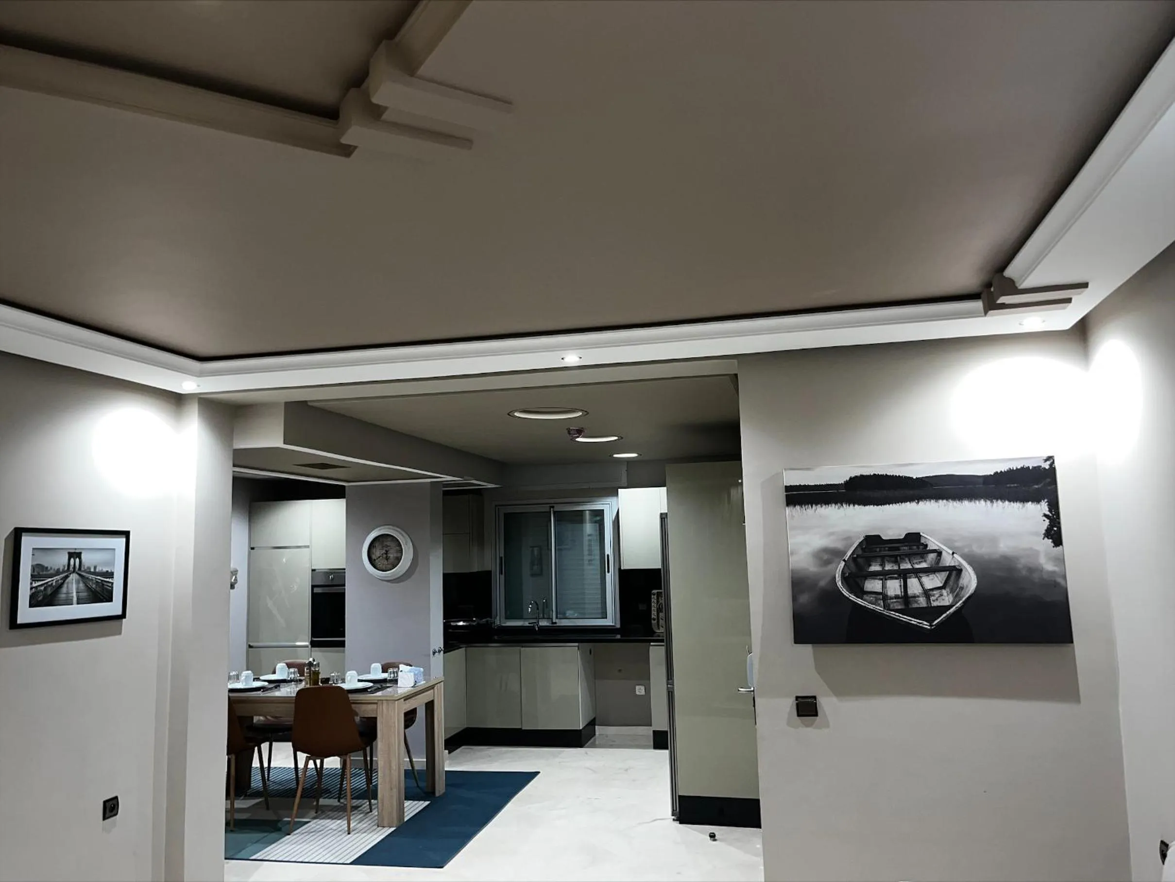 Kitchen or kitchenette in Hotel Appartement Tanger