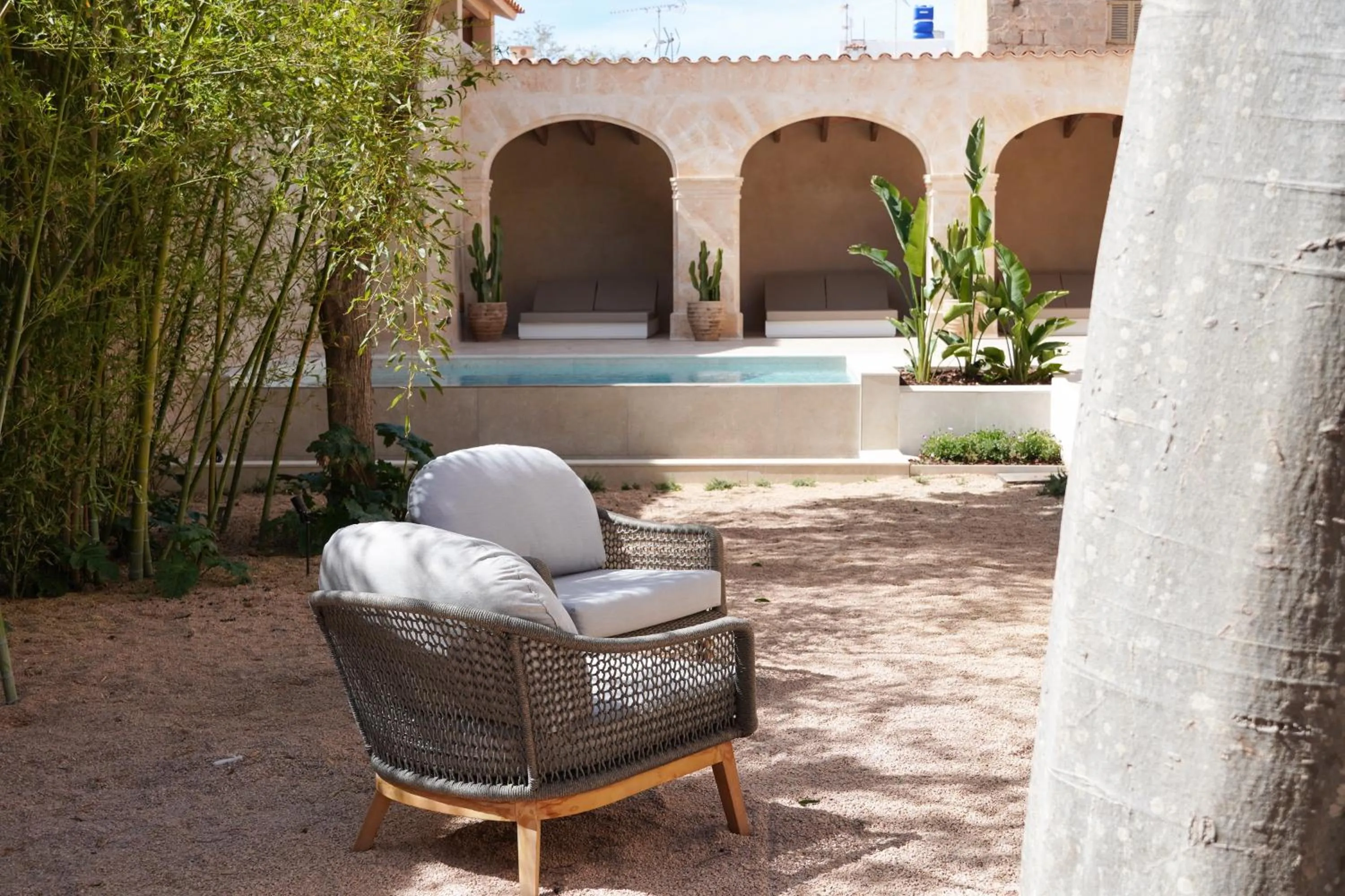 Patio in Juz de Yartan Art Hotel - Adults Only