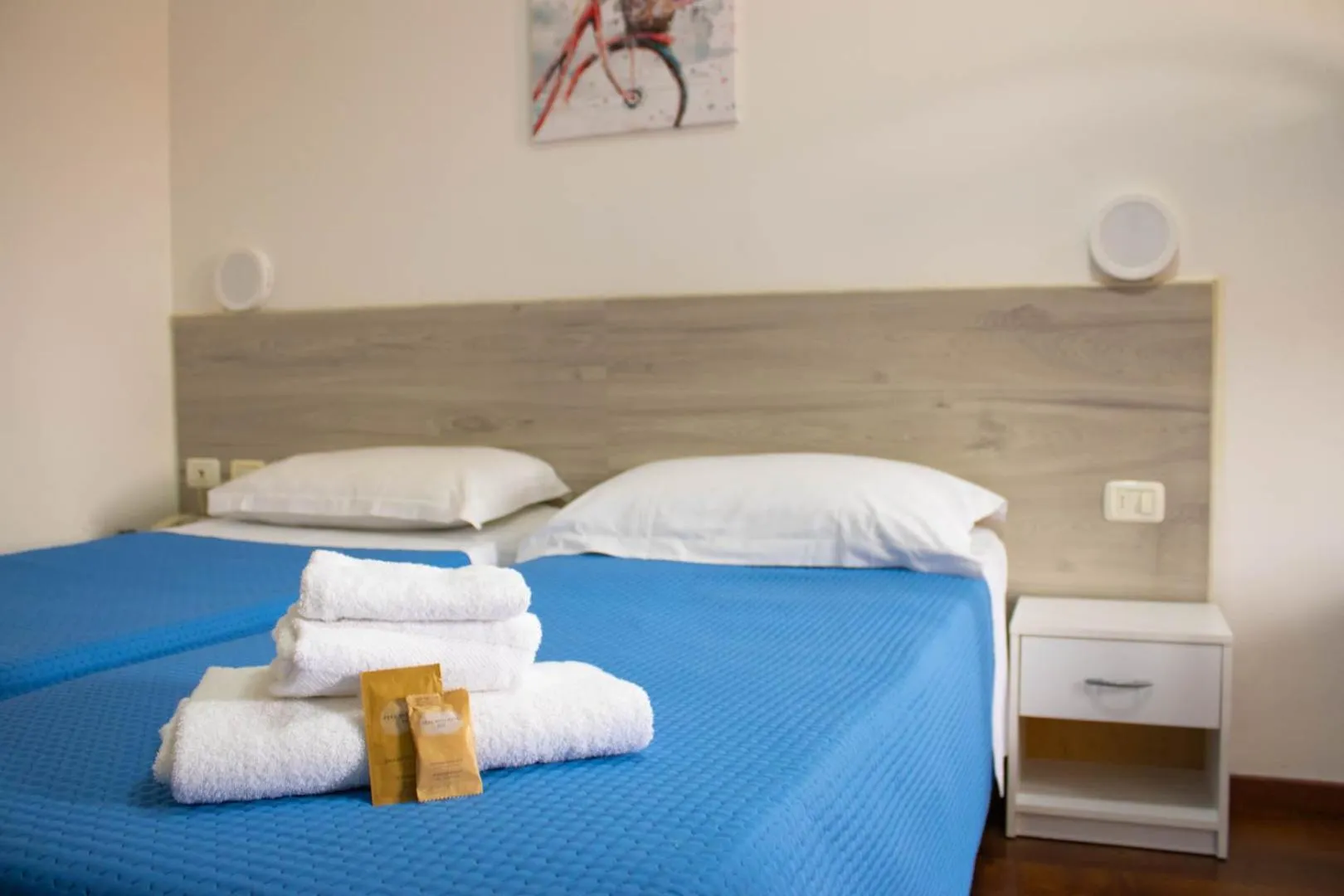 towels, Bed in Oasi San Francesco