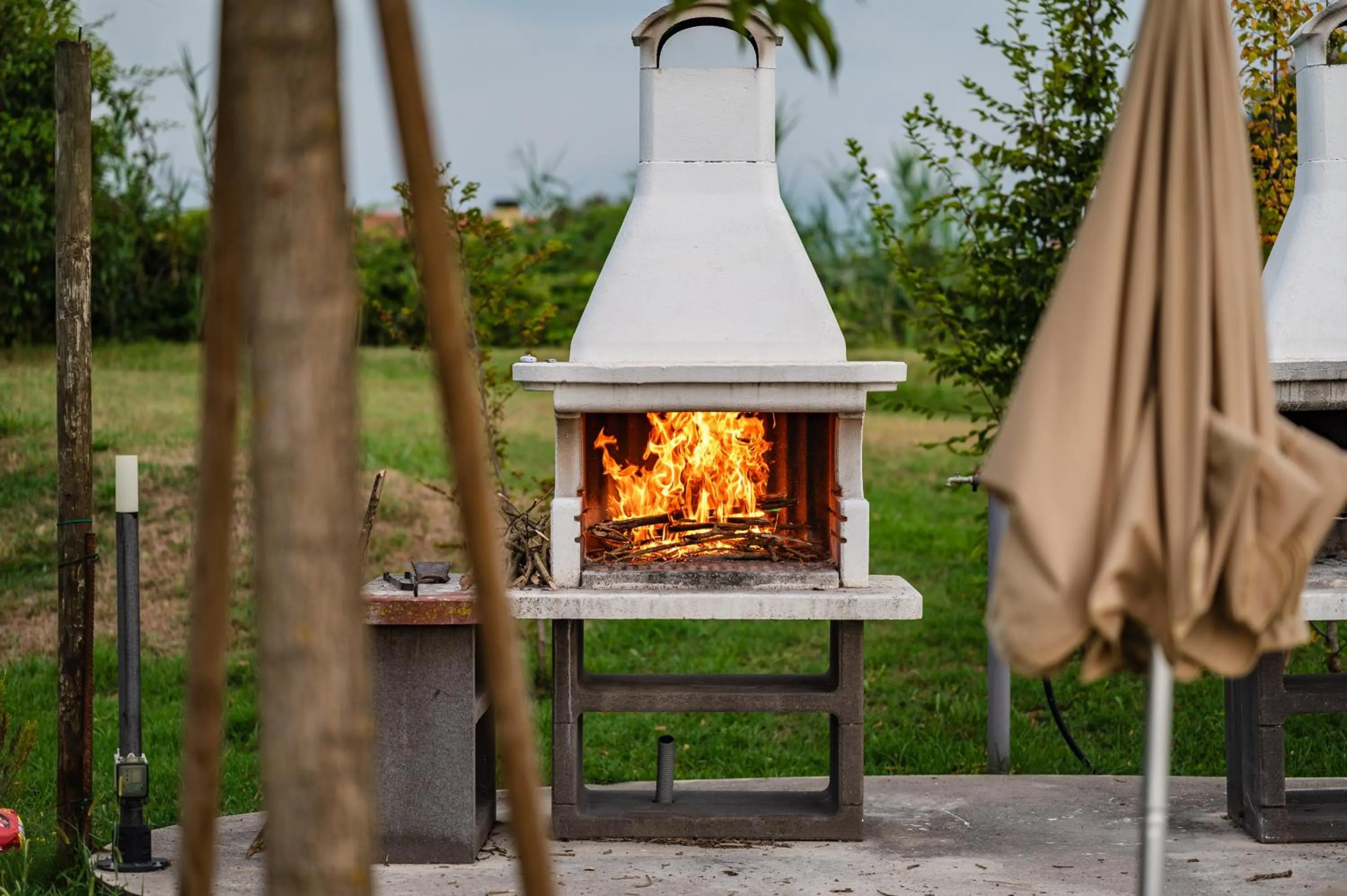 BBQ facilities in Residenze Di La' Dal Fiume