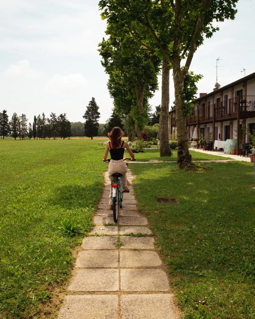Natural landscape in Residenze Di La' Dal Fiume
