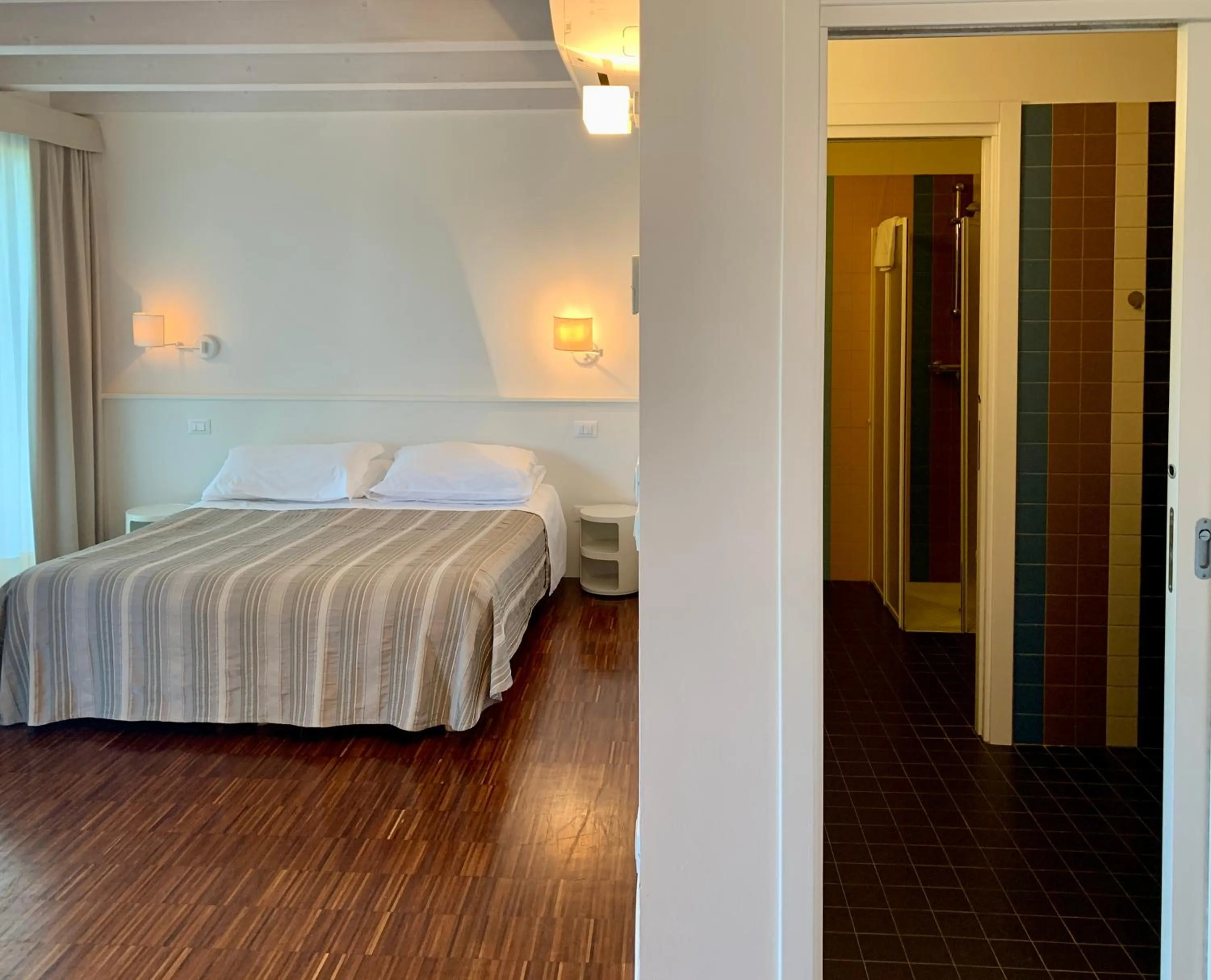 Bathroom, Bed in Residenze Di La' Dal Fiume