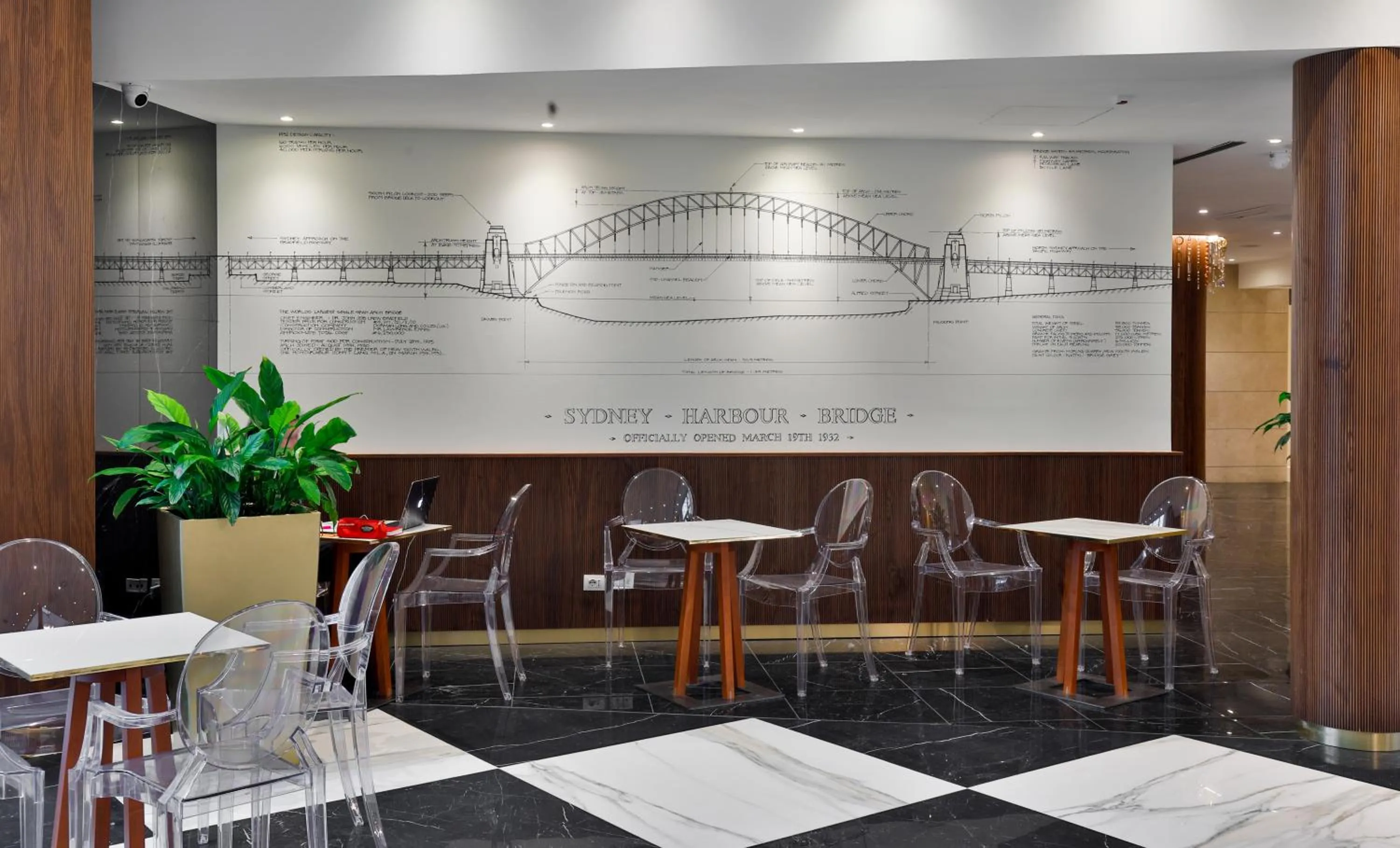 Lobby or reception in The Sydney Hotel