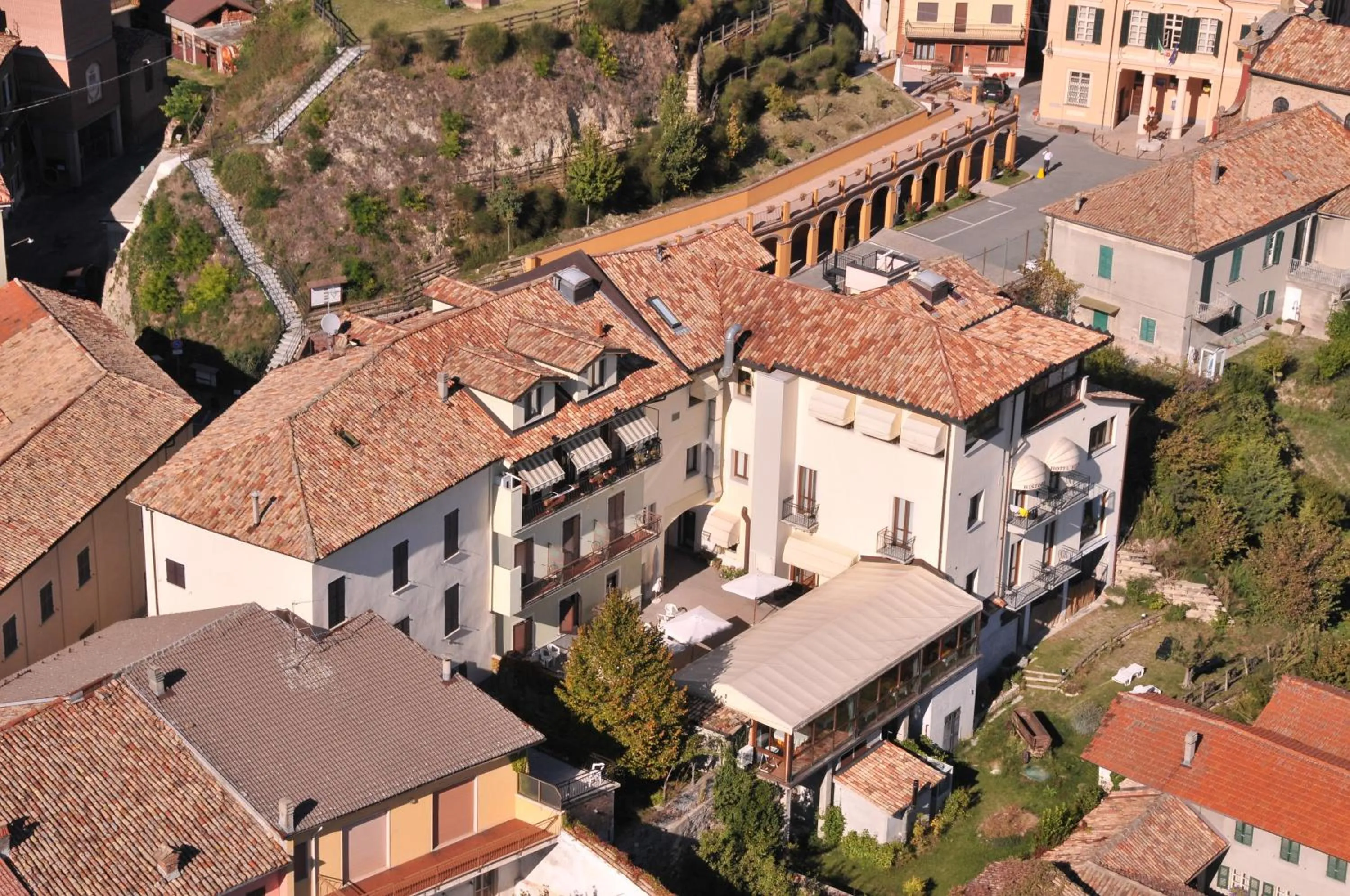 Bird's eye view in Hotel Belvedere