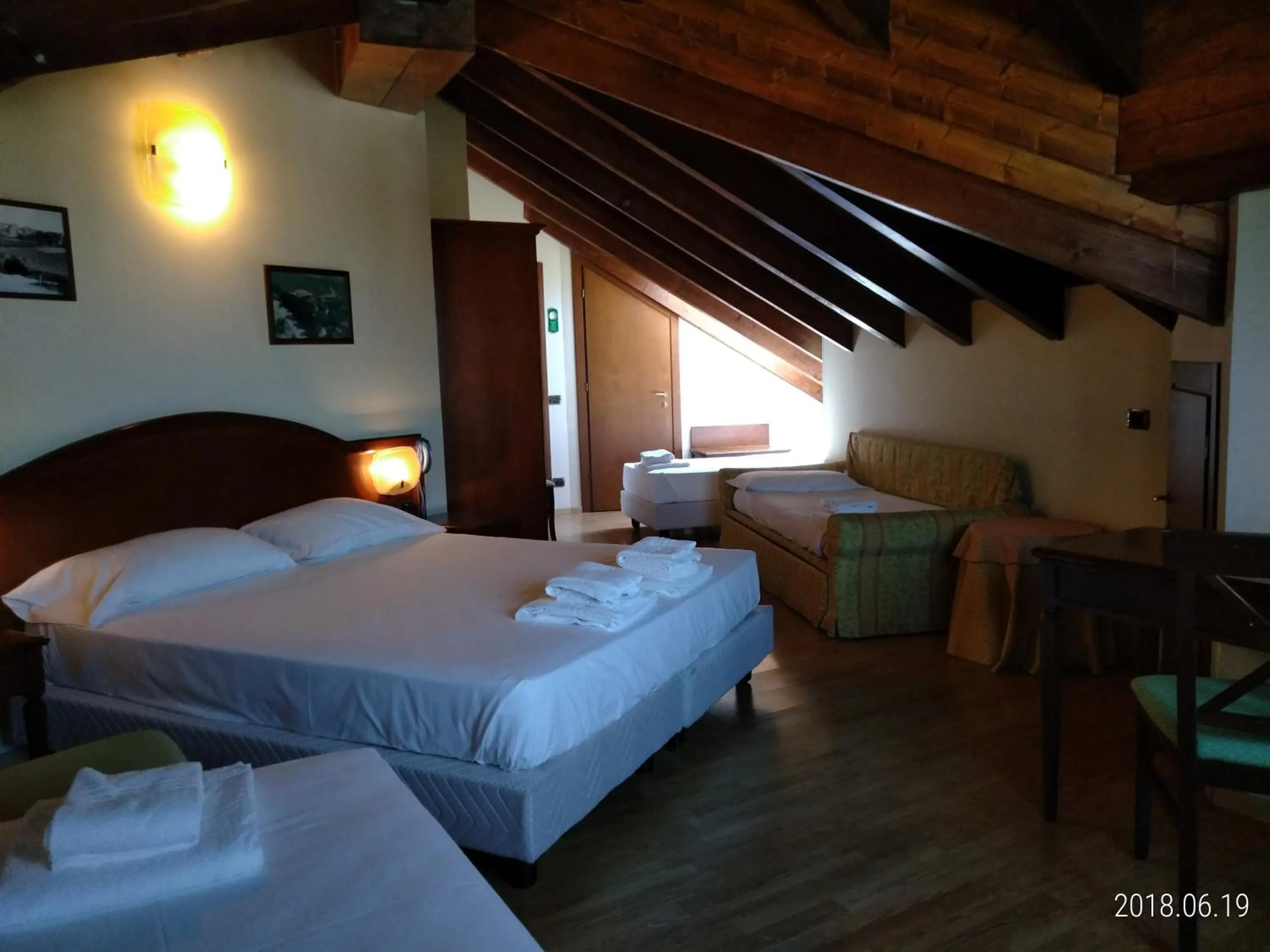 Bed in Hotel Belvedere