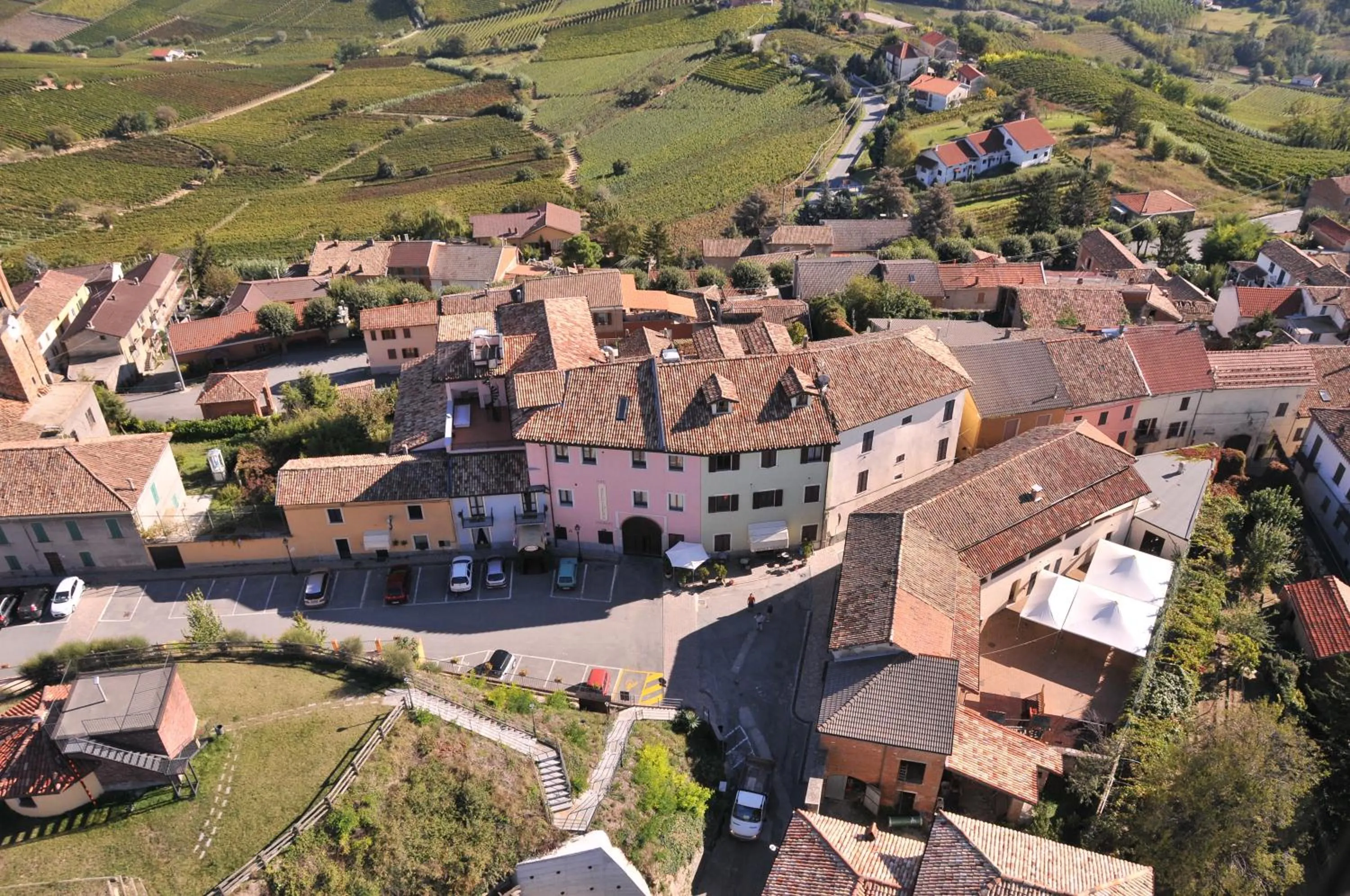 Bird's eye view in Hotel Belvedere