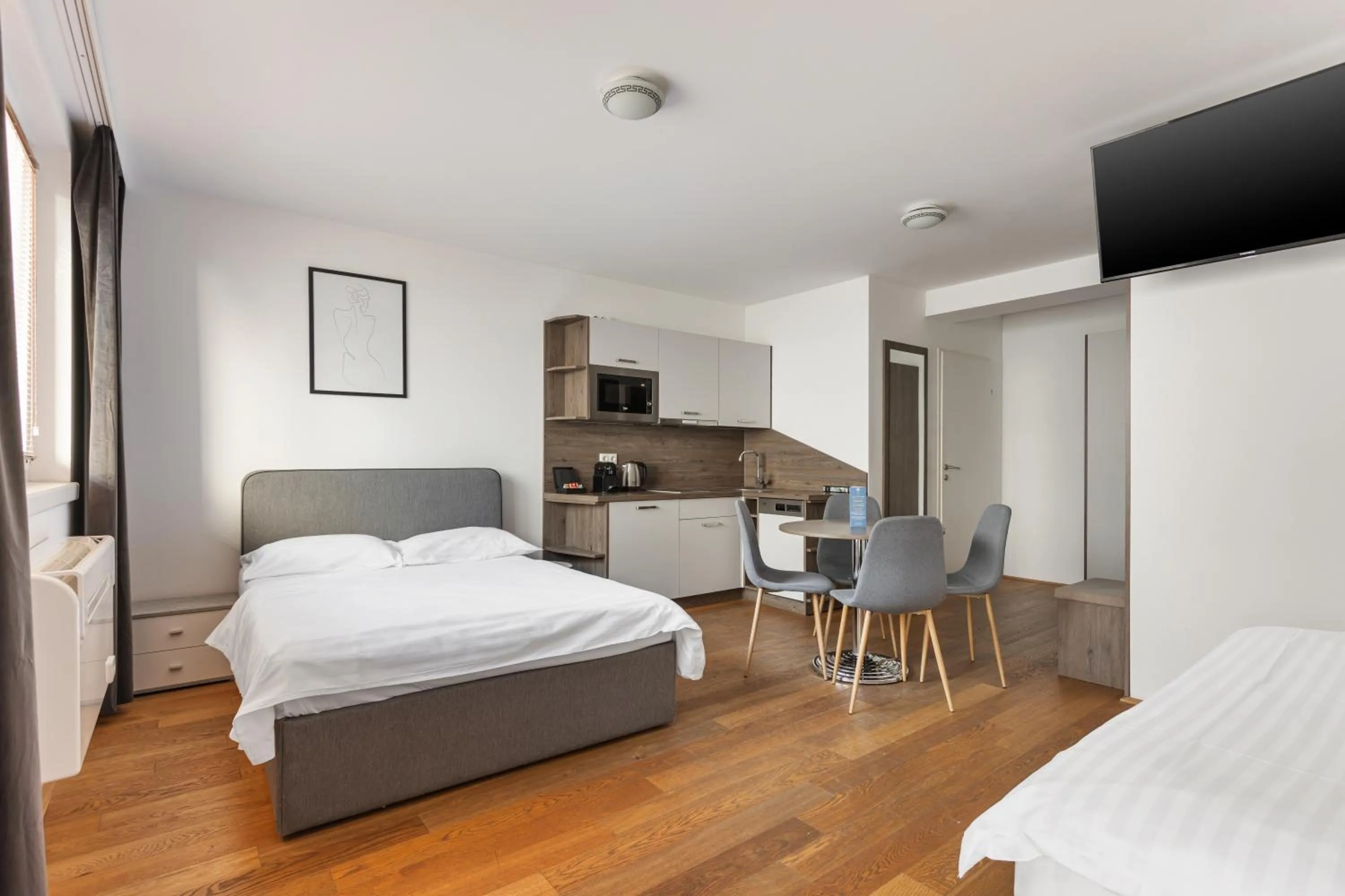 Bed in Hotel Triester