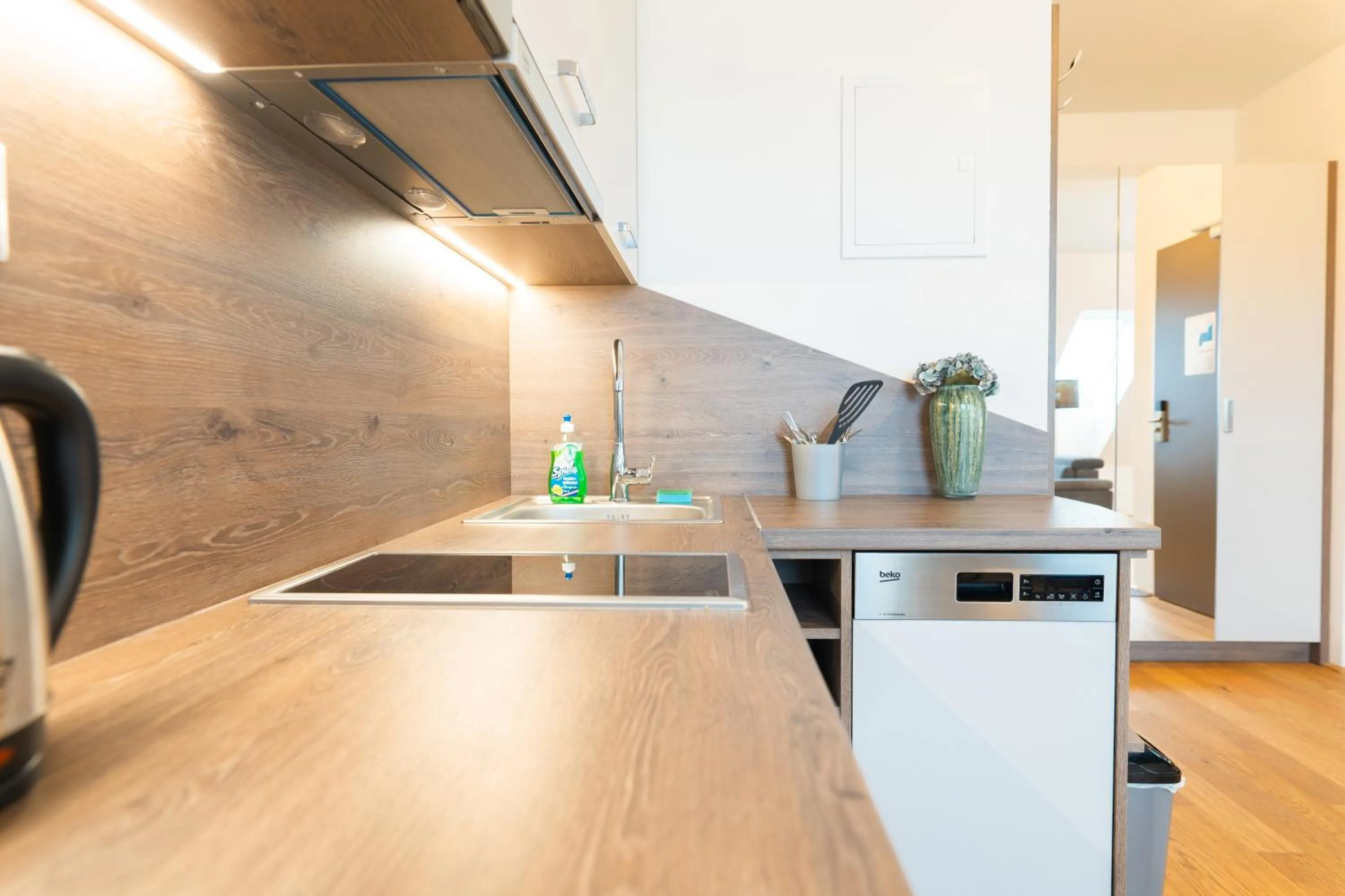 Kitchen or kitchenette in Hotel Triester