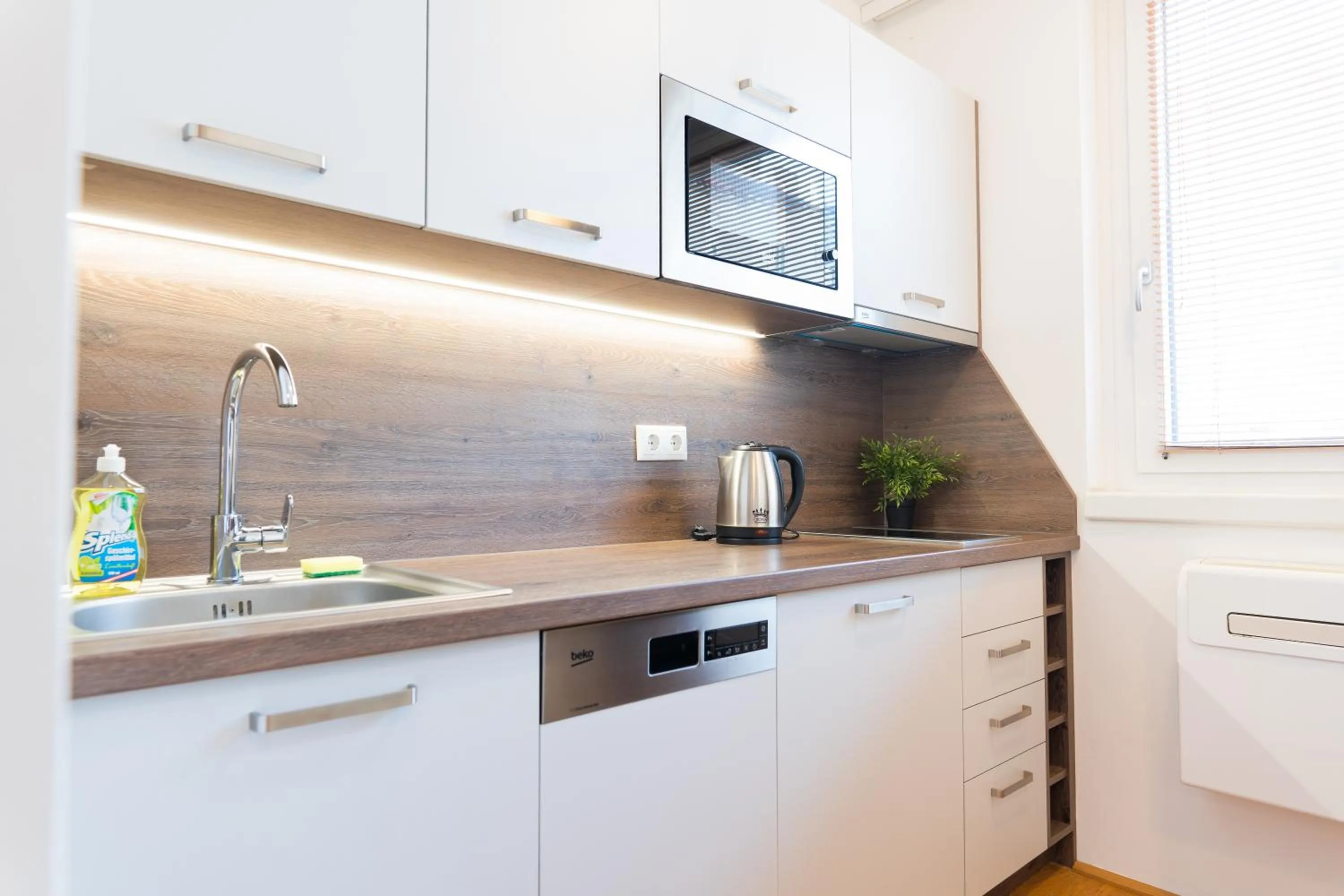 Kitchen or kitchenette in Hotel Triester