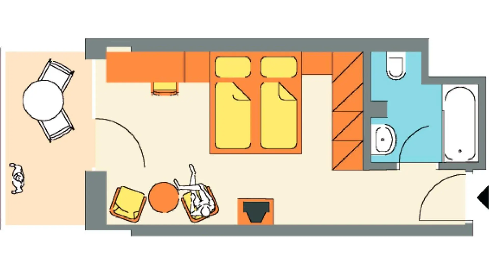 Standard Double Room in Residence Hotel Gasser Standard Double Room in Residence Hotel Gasser