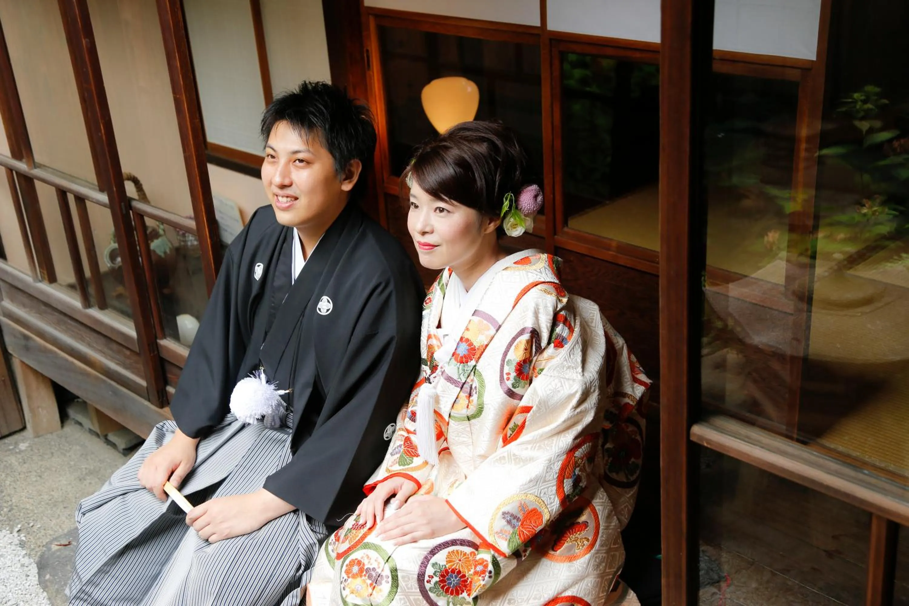 People in naokonoza Bettei Umekoji