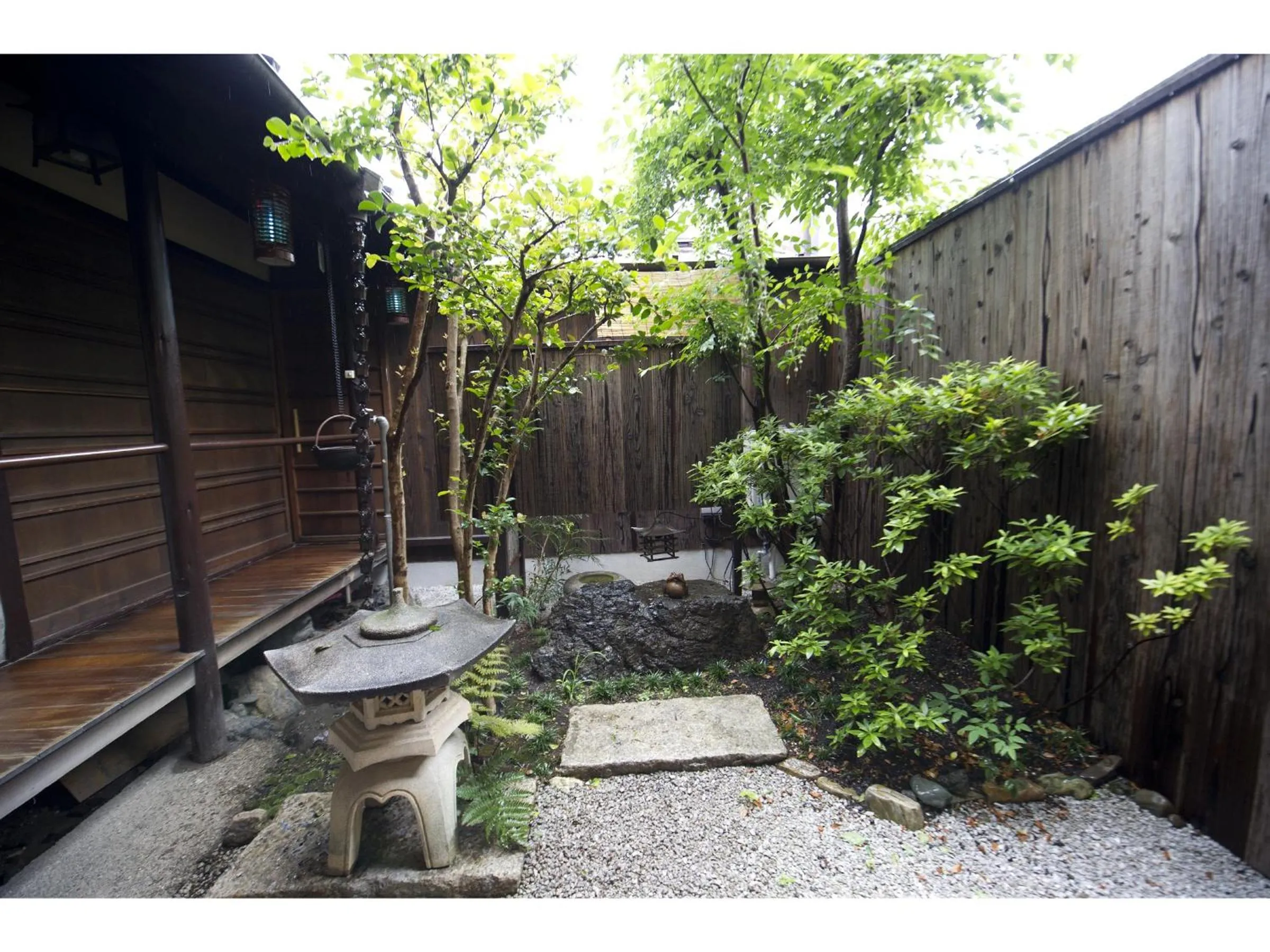 Patio in naokonoza Bettei Umekoji