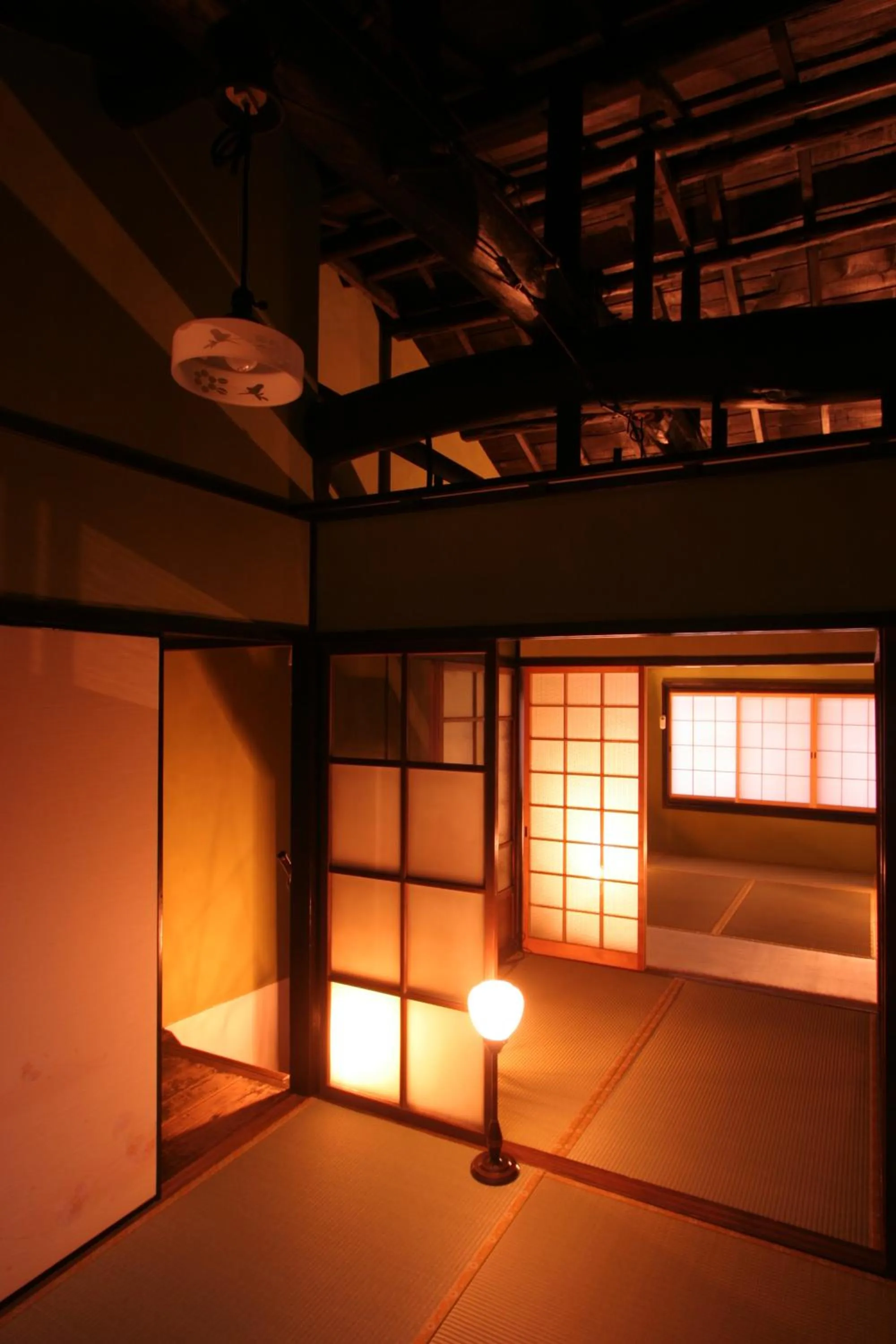 Photo of the whole room, Bed in naokonoza Bettei Umekoji