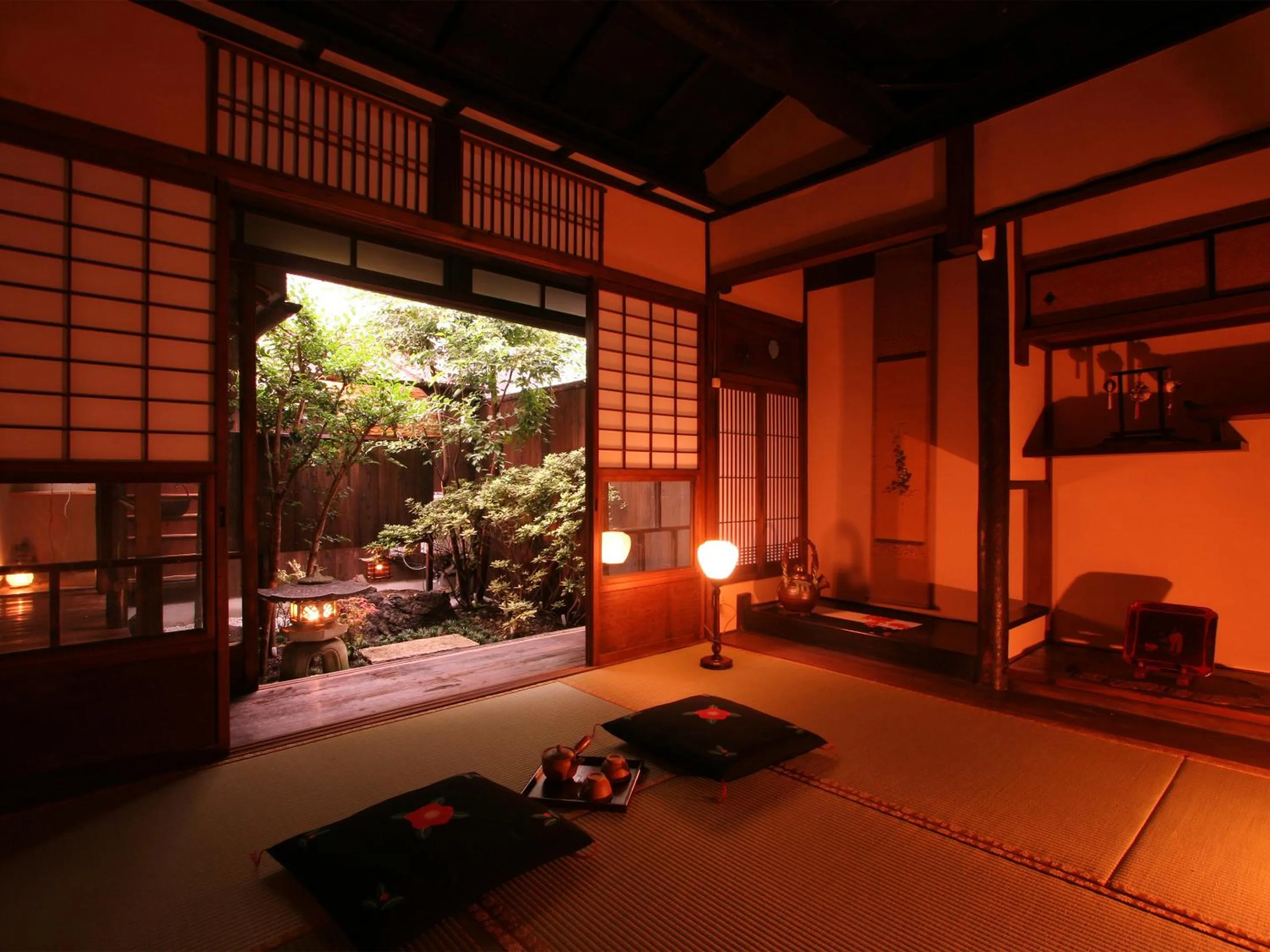 Photo of the whole room in naokonoza Bettei Umekoji