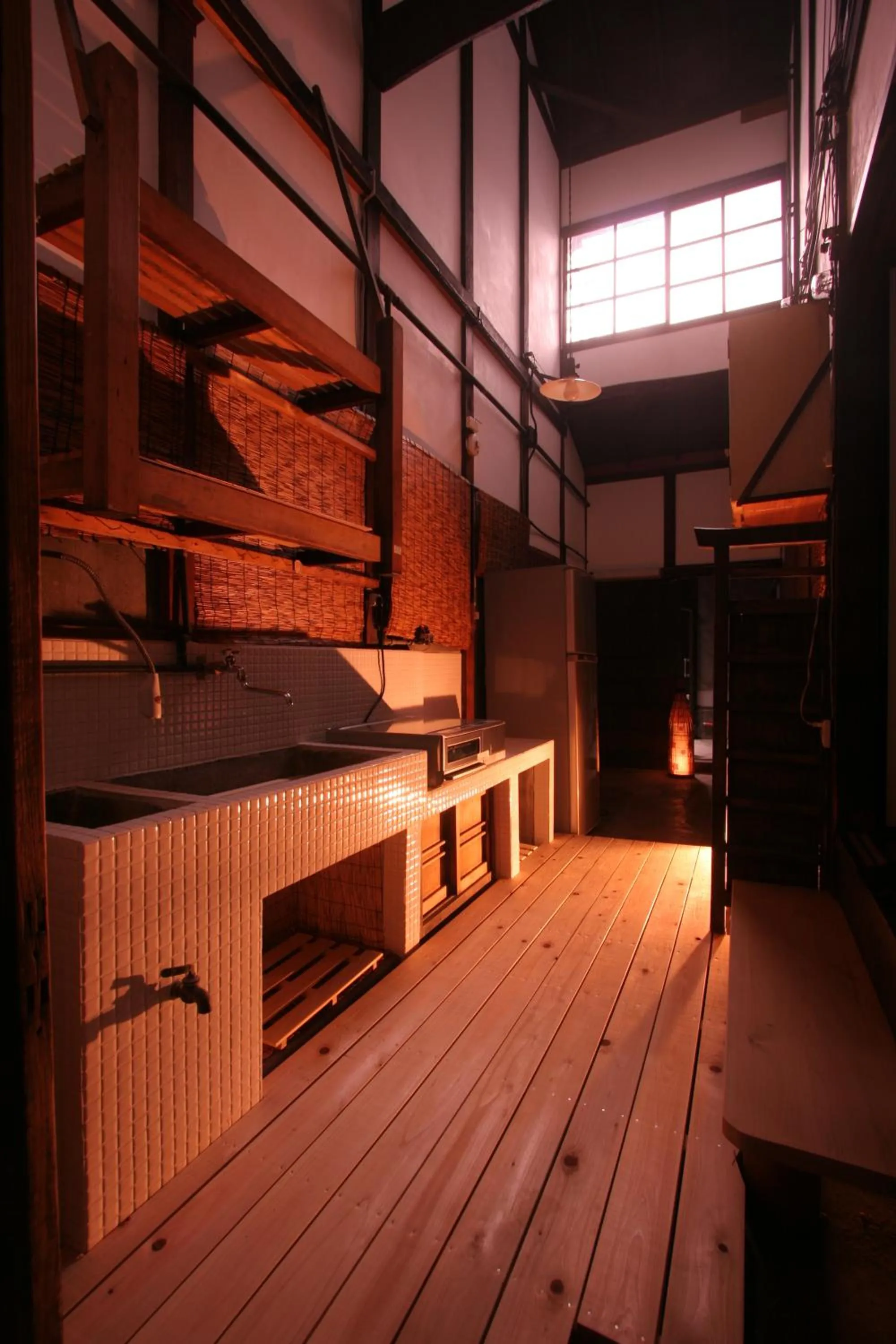 Kitchen or kitchenette in naokonoza Bettei Umekoji