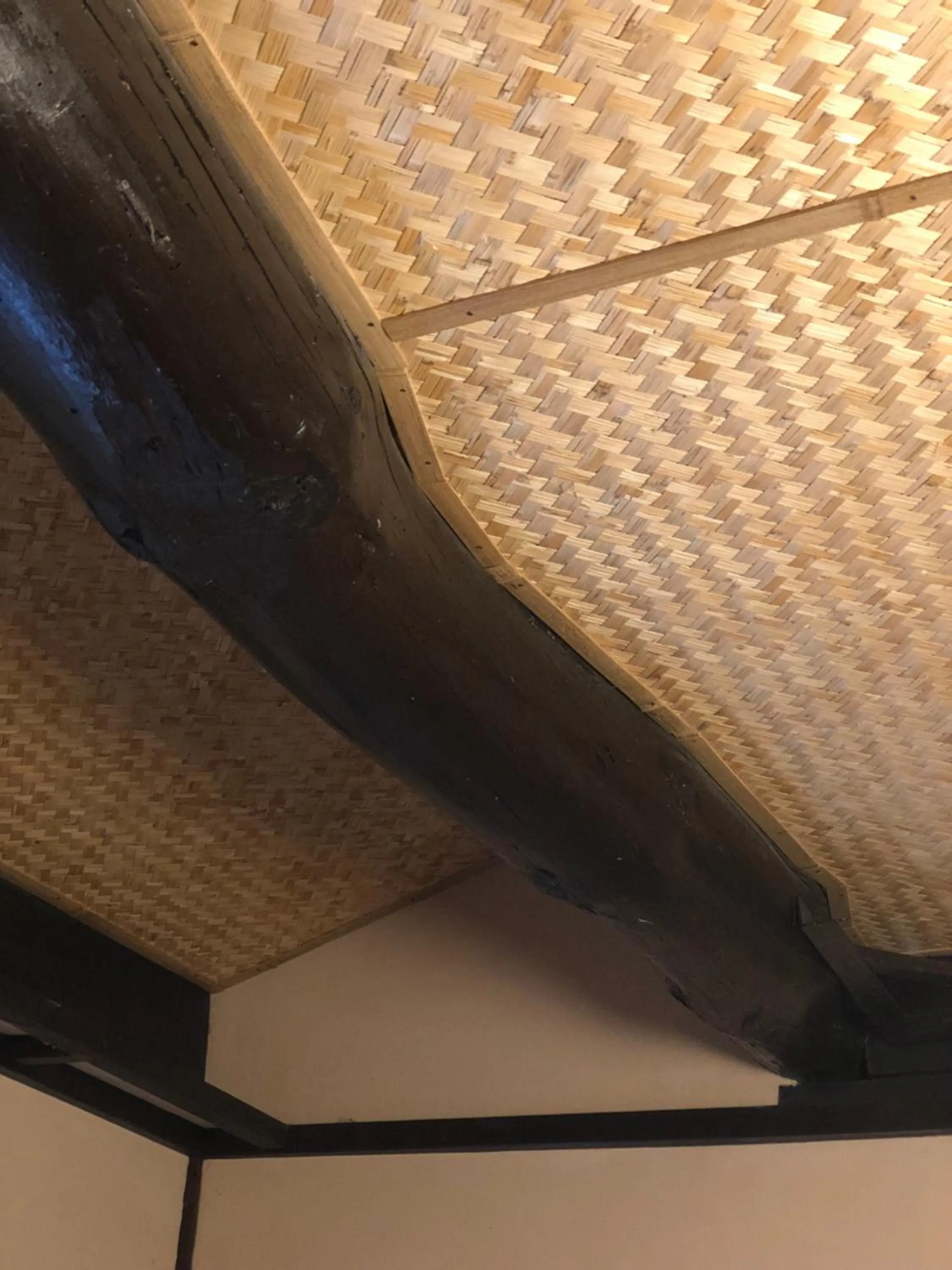 Decorative detail in naokonoza Bettei Umekoji