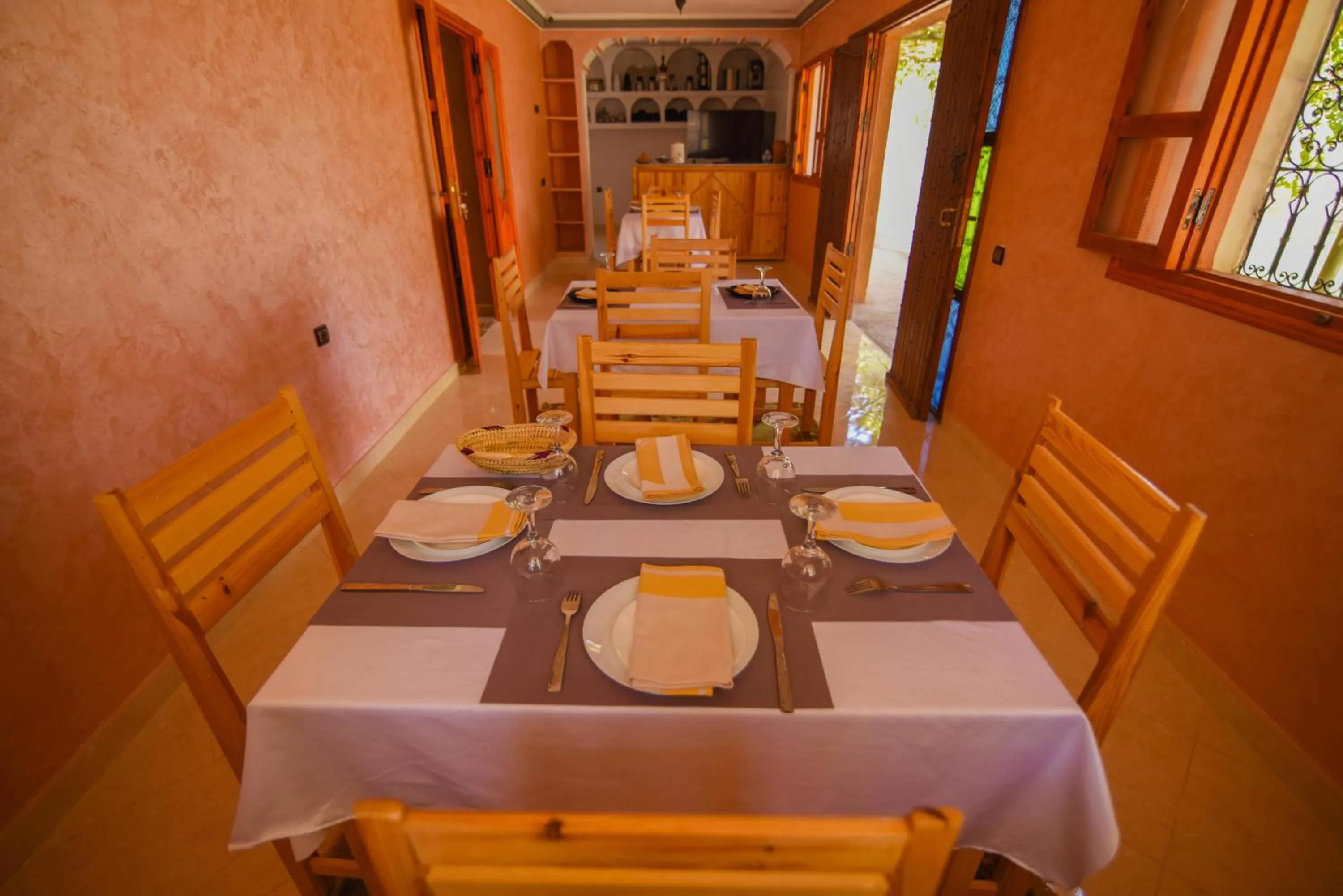 Dining area in Kasbah Roseville