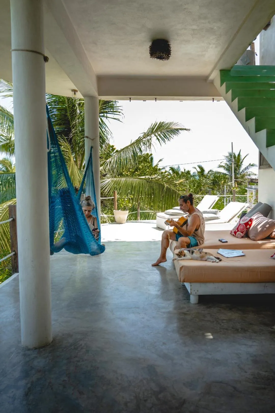 Balcony/Terrace in Casa Mia El Cuyo Eco Beach Boutique Hotel