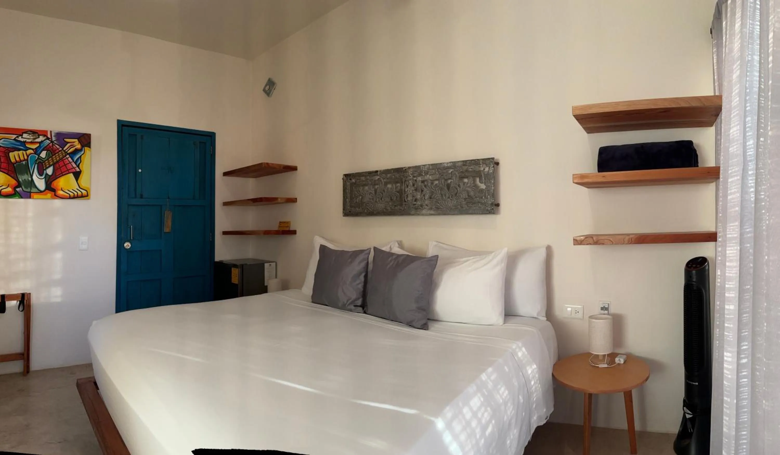 Bed in Casa Mia El Cuyo Eco Beach Boutique Hotel