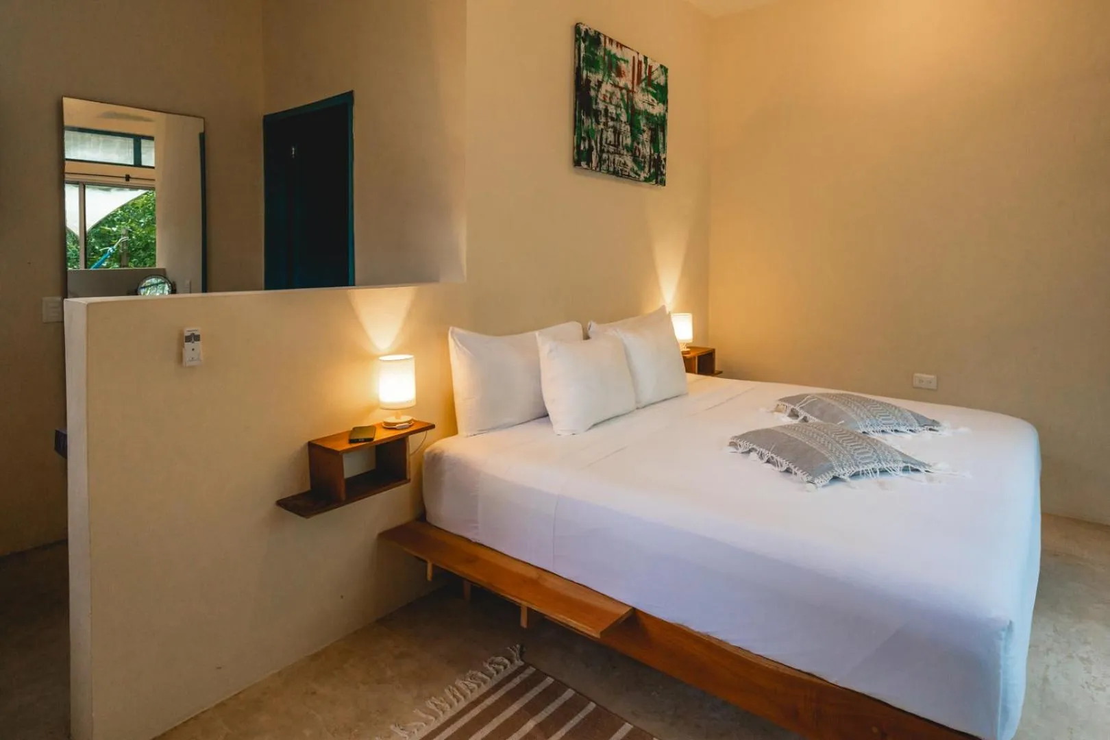 Bedroom, Bed in Casa Mia El Cuyo Eco Beach Boutique Hotel