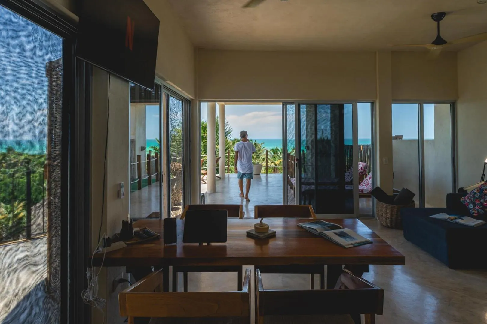 Living room in Casa Mia El Cuyo Eco Beach Boutique Hotel