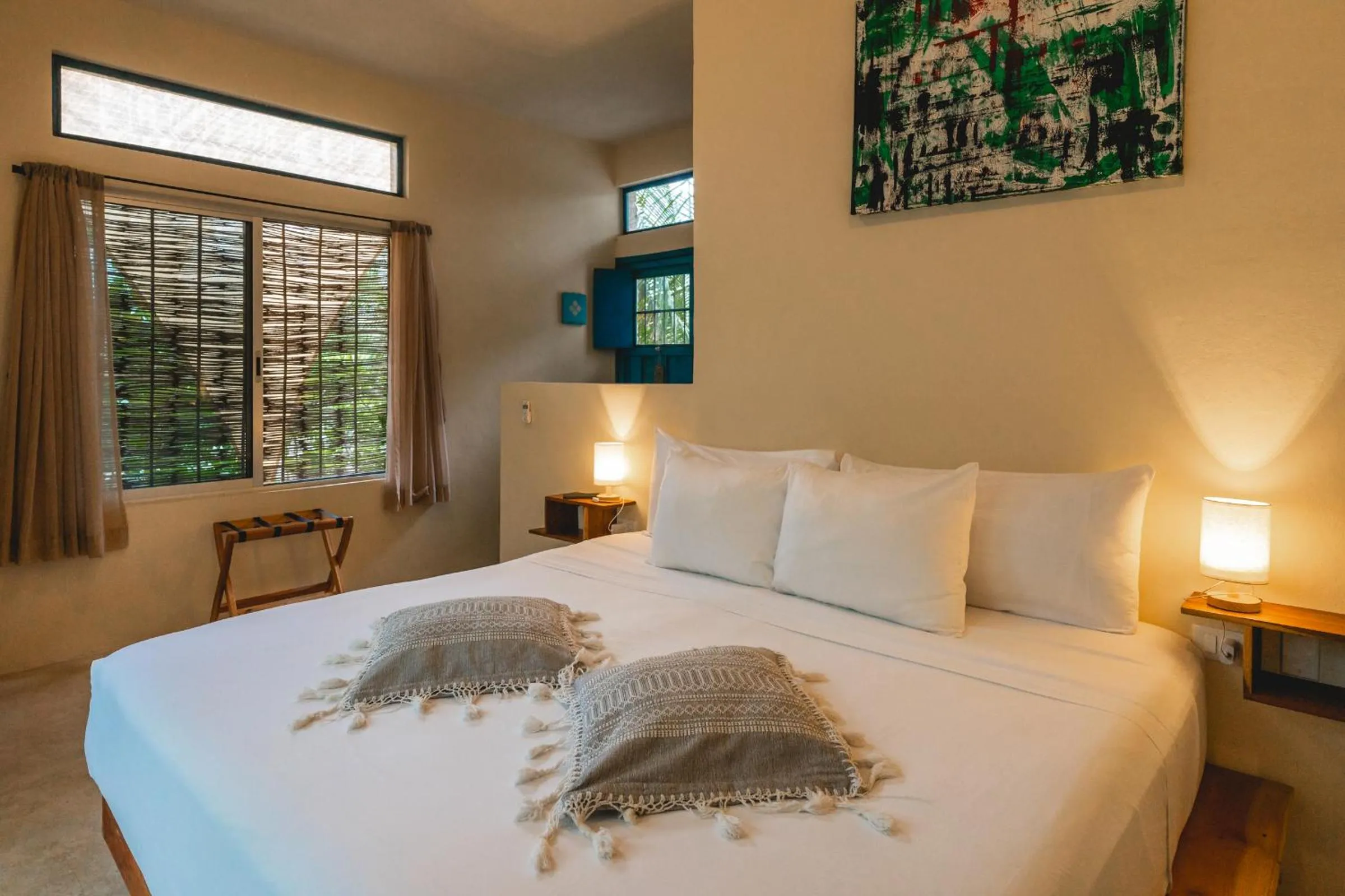 Bedroom, Bed in Casa Mia El Cuyo Eco Beach Boutique Hotel