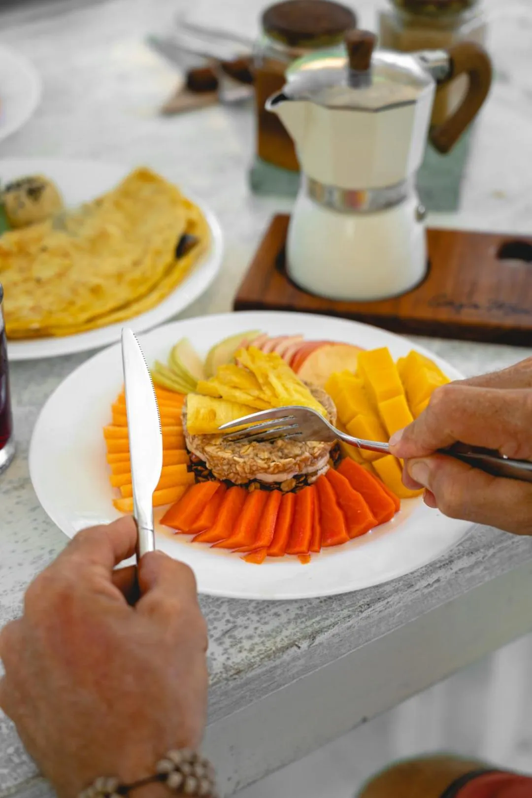 Restaurant/places to eat in Casa Mia El Cuyo Eco Beach Boutique Hotel