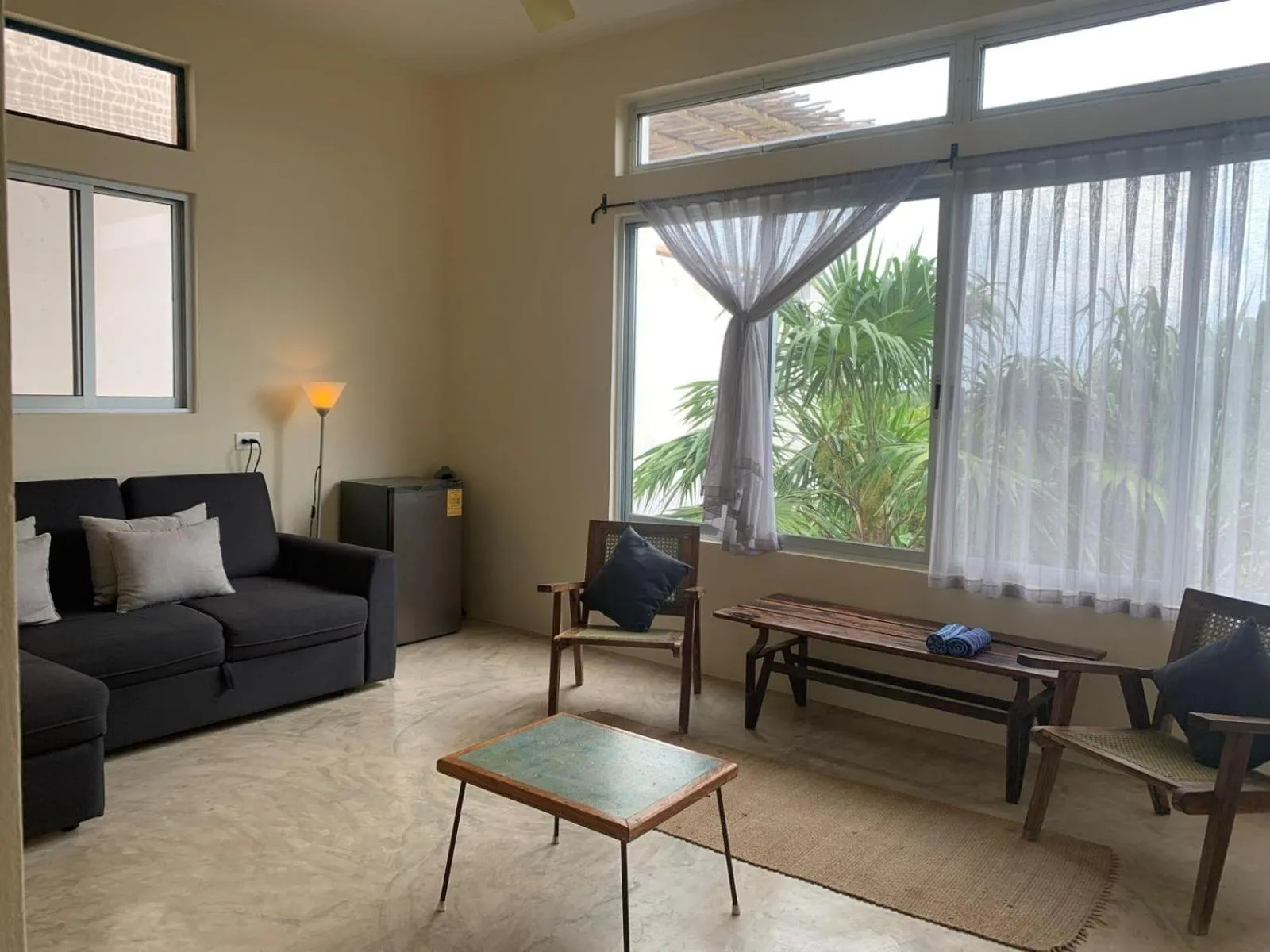 Seating area in Casa Mia El Cuyo Eco Beach Boutique Hotel