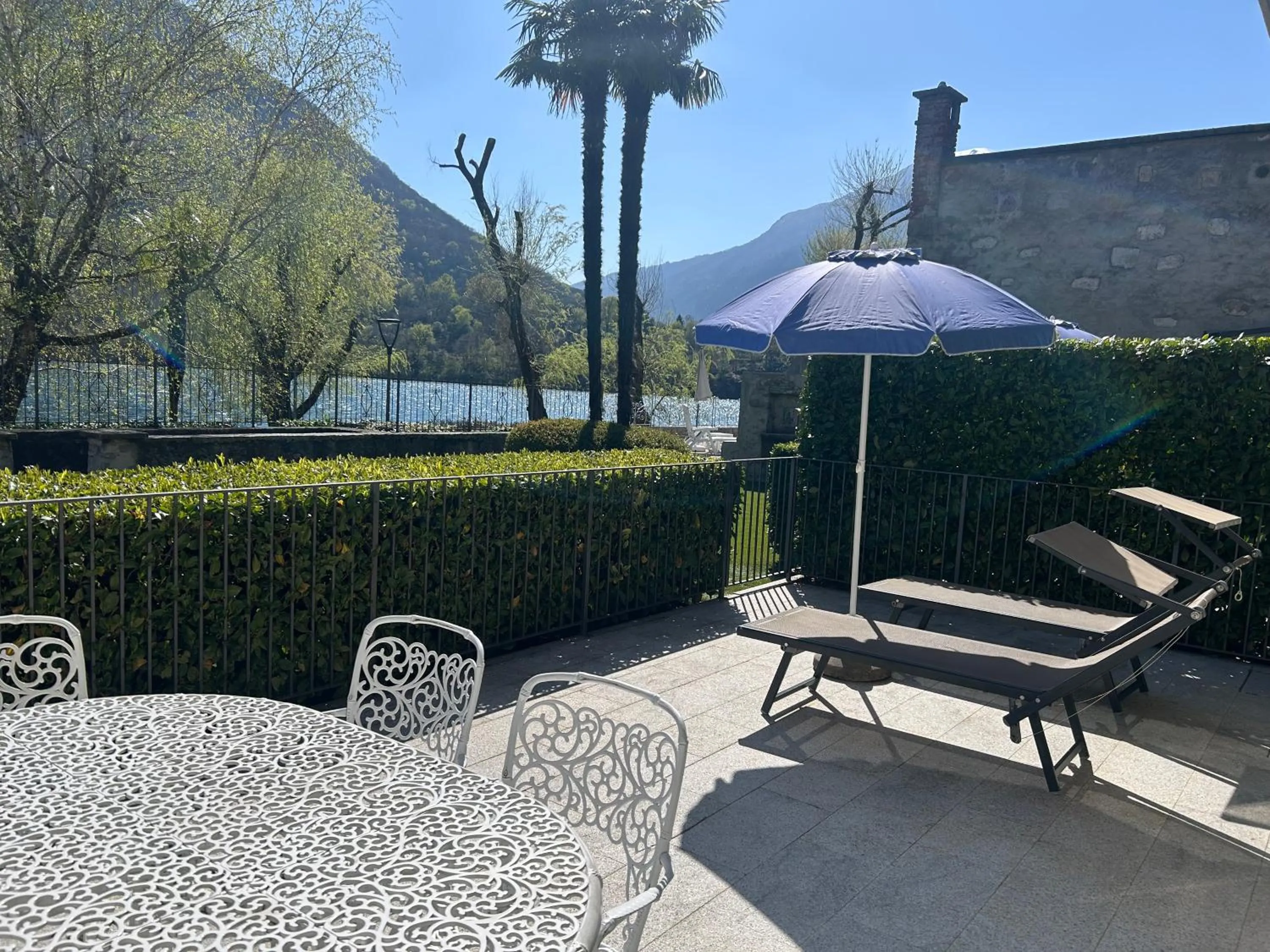 Patio in Hotel Ristorante La Quartina