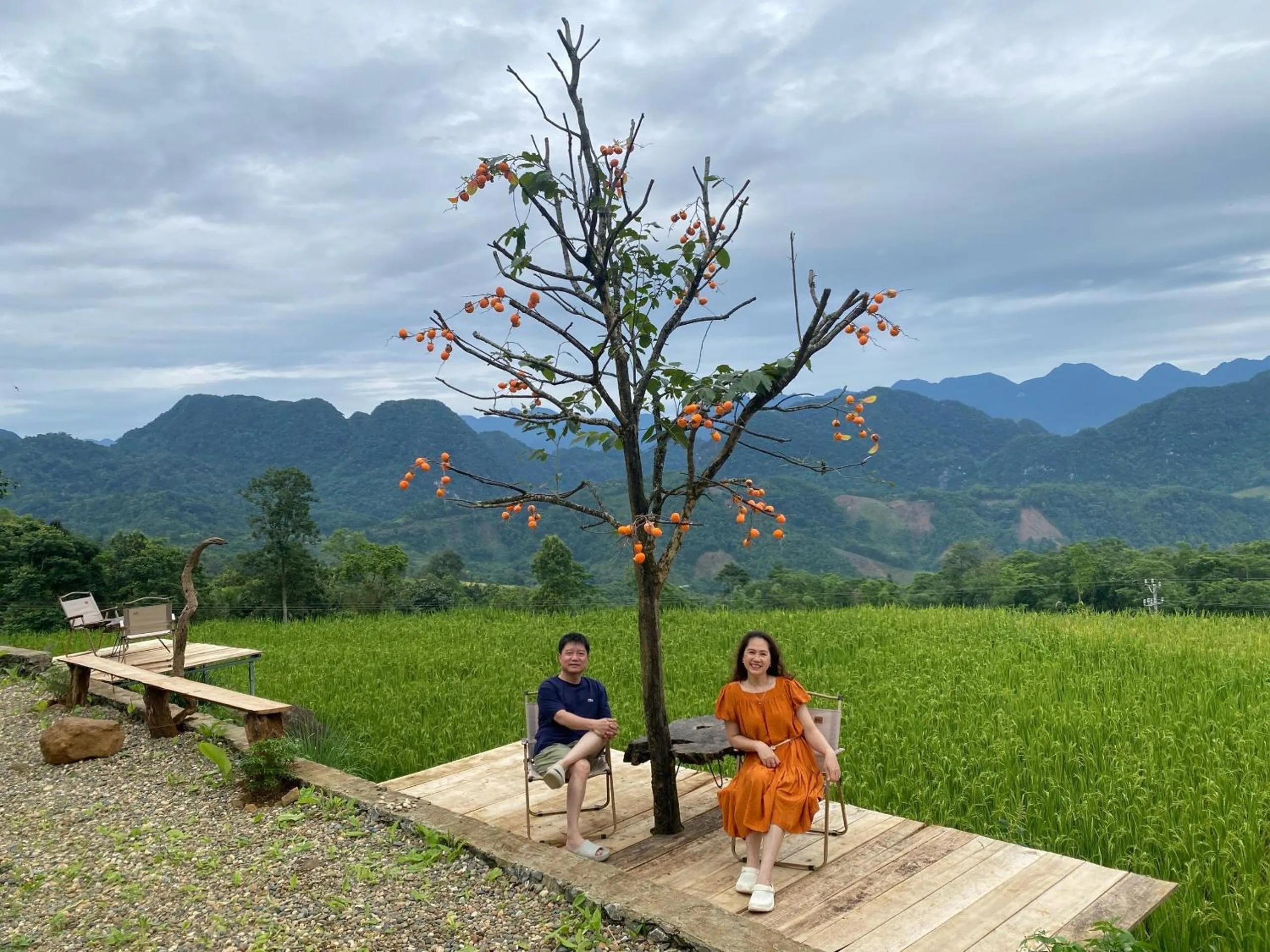 Garden in Pu Luong May Home & Cafe
