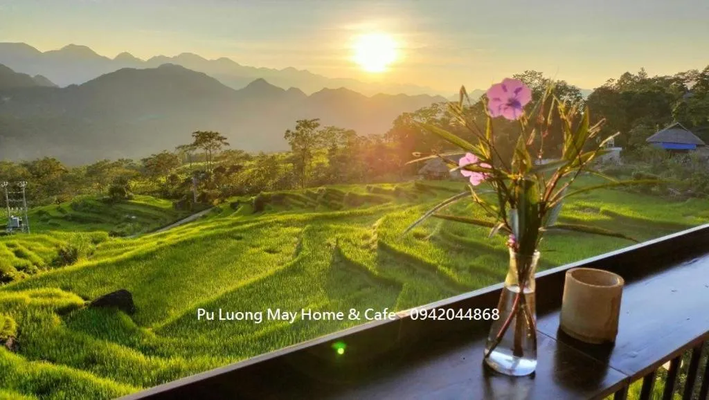 Mountain view in Pu Luong May Home & Cafe
