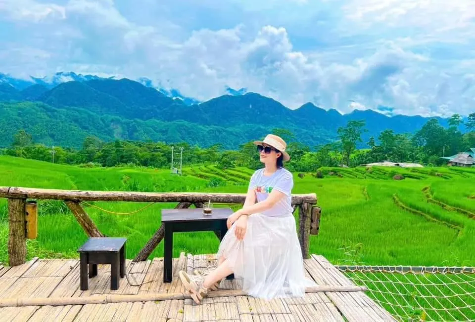 Natural landscape in Pu Luong May Home & Cafe